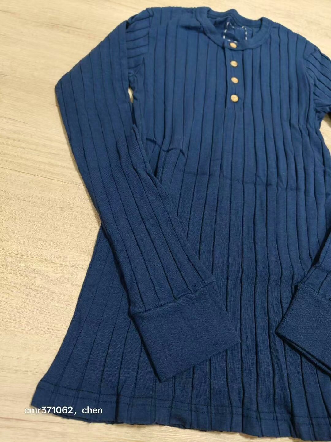 visvim 15AW Ribs Henley L/S — detail