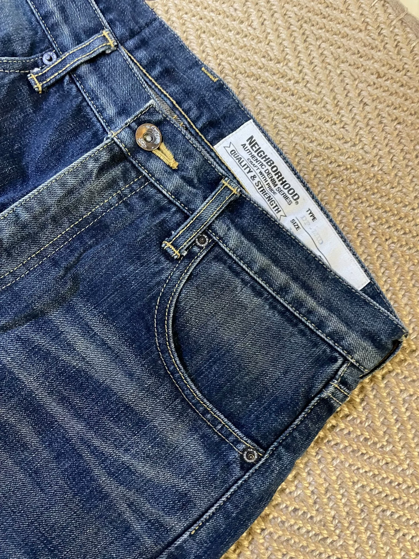 NEIGHBORHOOD DP-MID M Jeans — back
