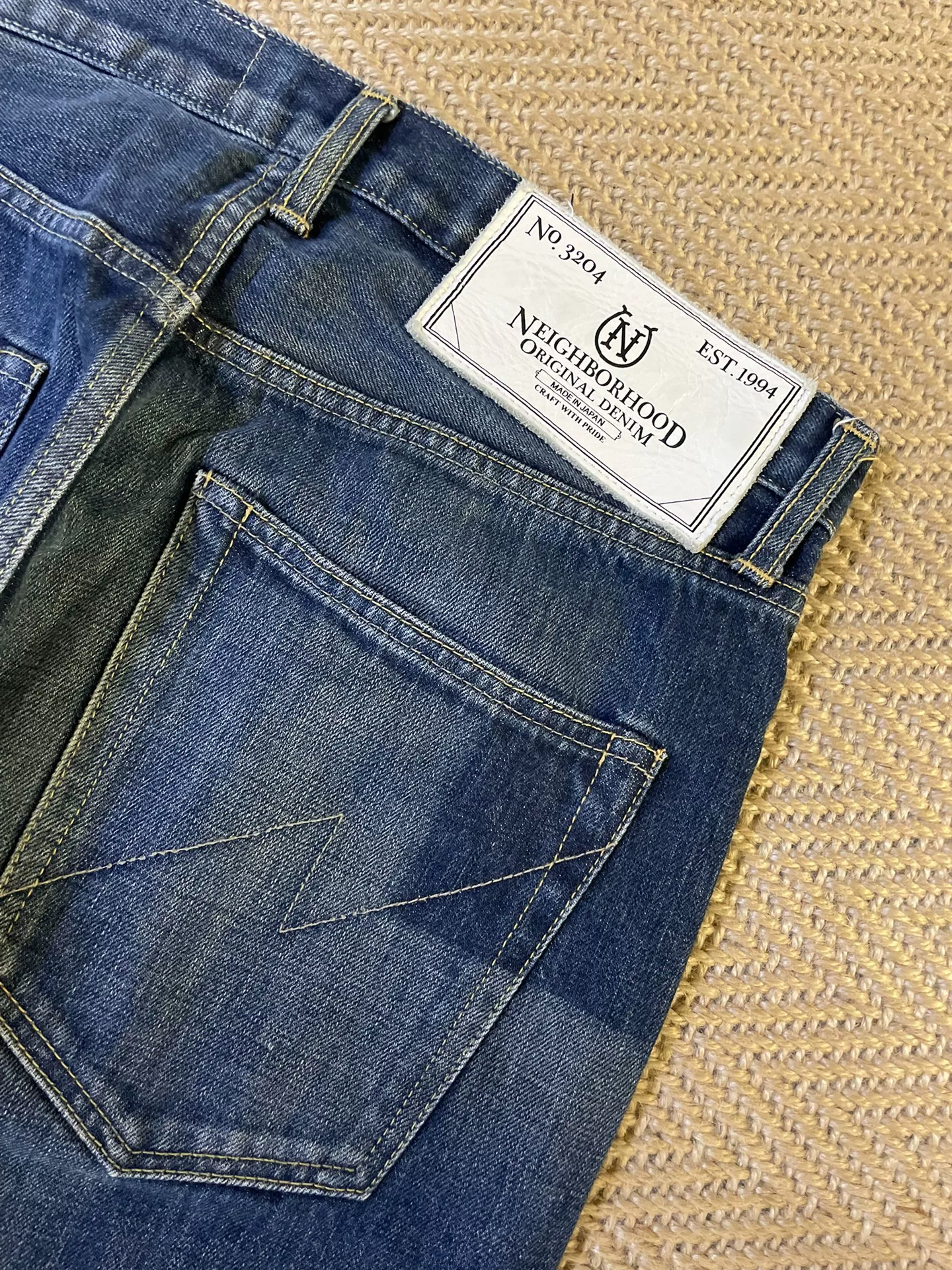 NEIGHBORHOOD DP-MID M Jeans — detail