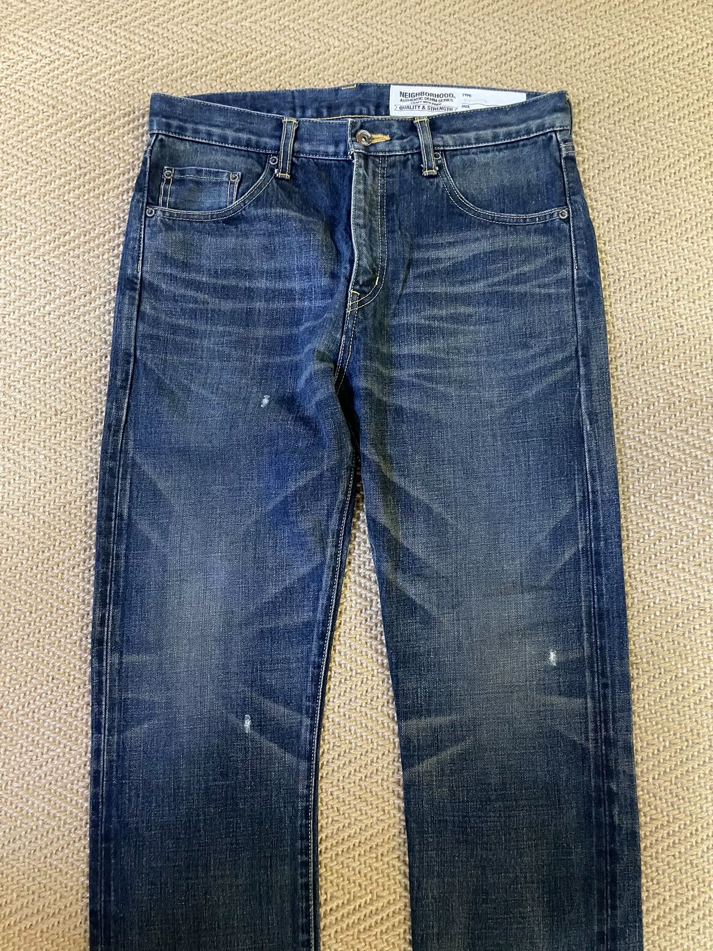 NEIGHBORHOOD DP-MID M Jeans — label