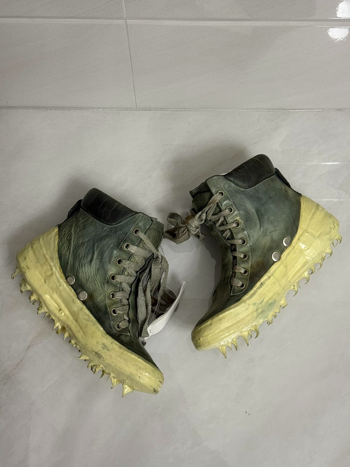 Carol Christian Poell High-Top Sneakers — label