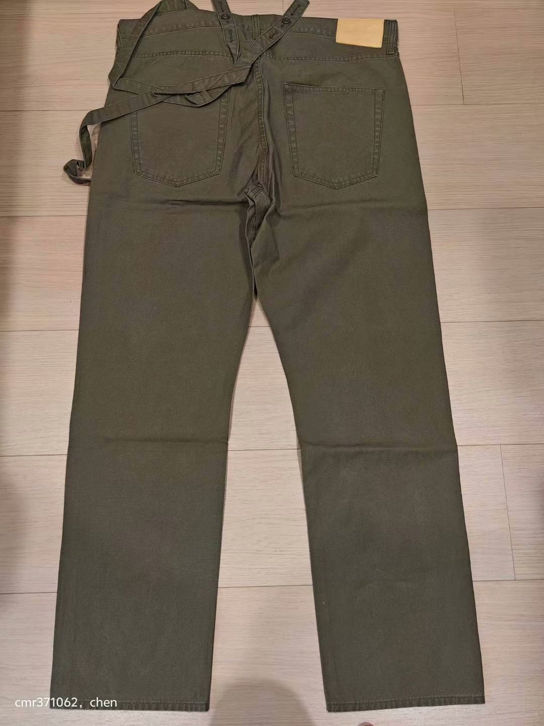 visvim 20SS Fluxus 15 Cargo Overalls — back