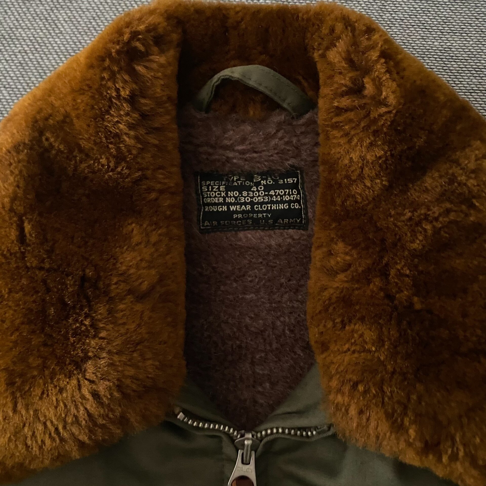 The Real Mccoys B-10 Jacket — back