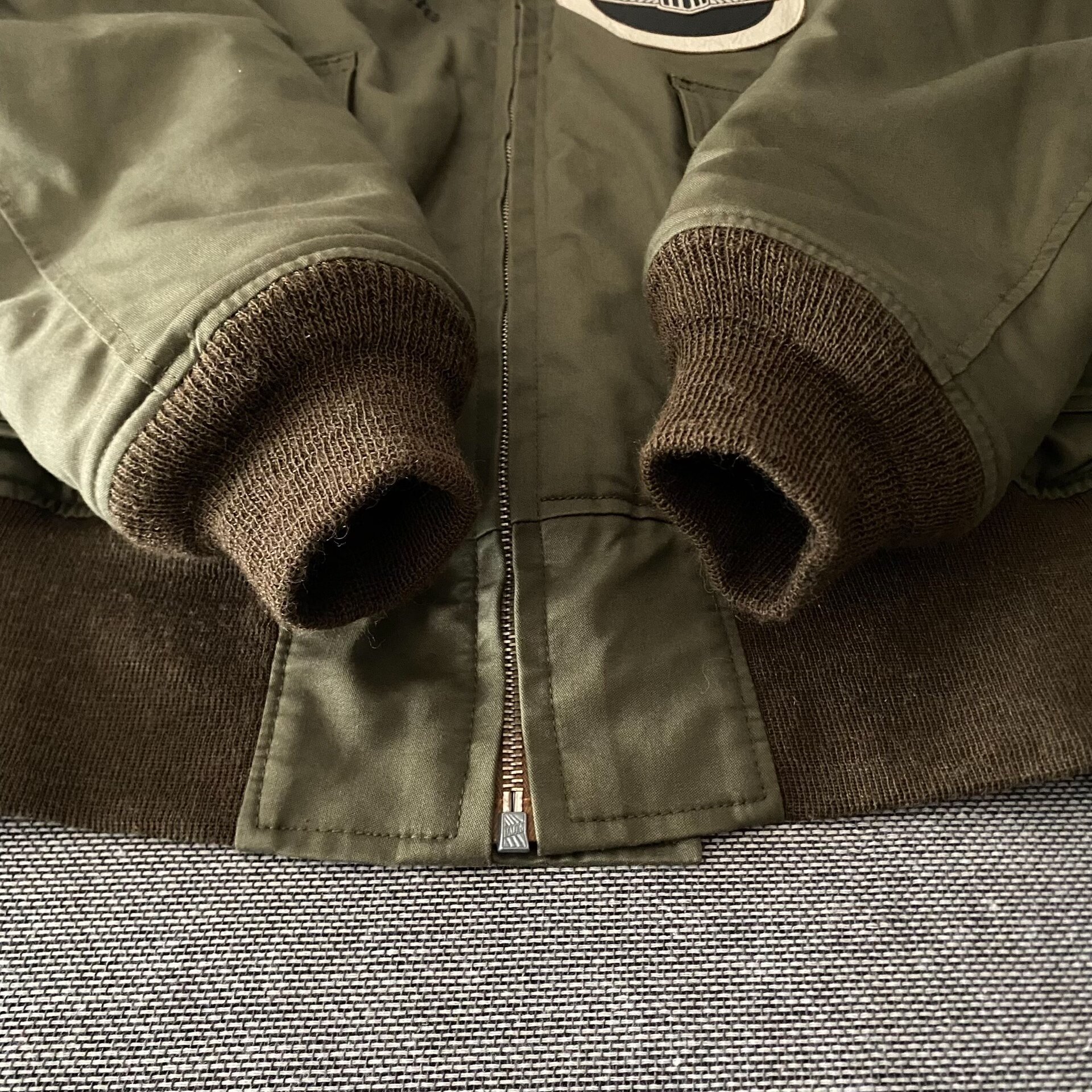 The Real Mccoys B-10 Jacket — label