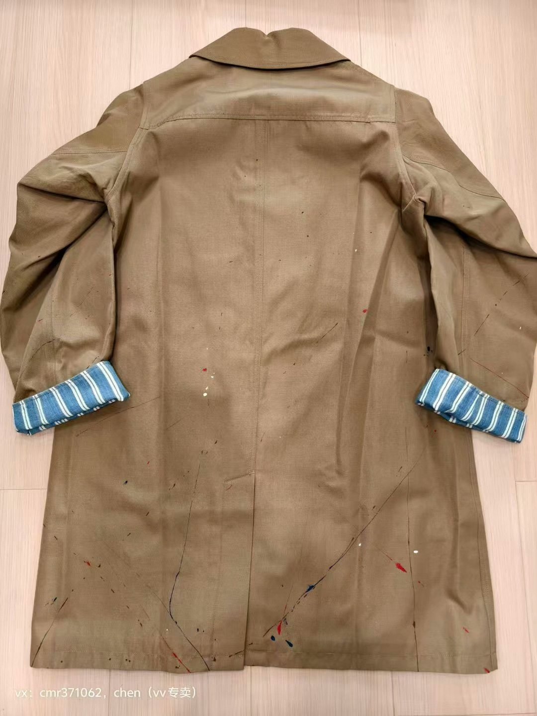 VISVIM 20AW GREASE MONKEY COAT — label
