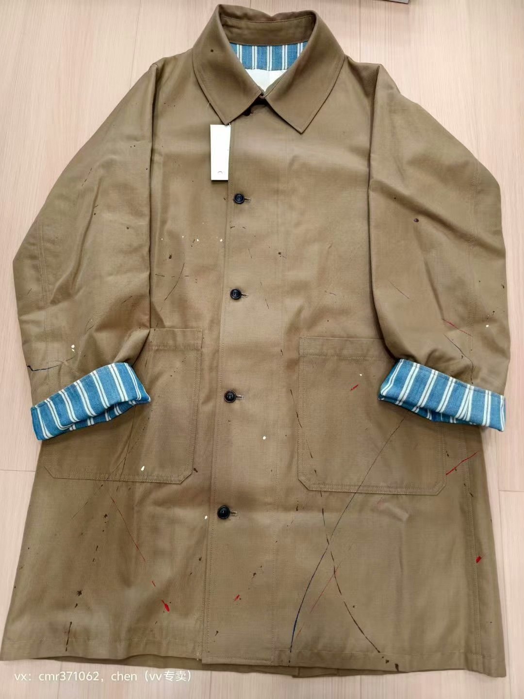 VISVIM 20AW GREASE MONKEY COAT — back