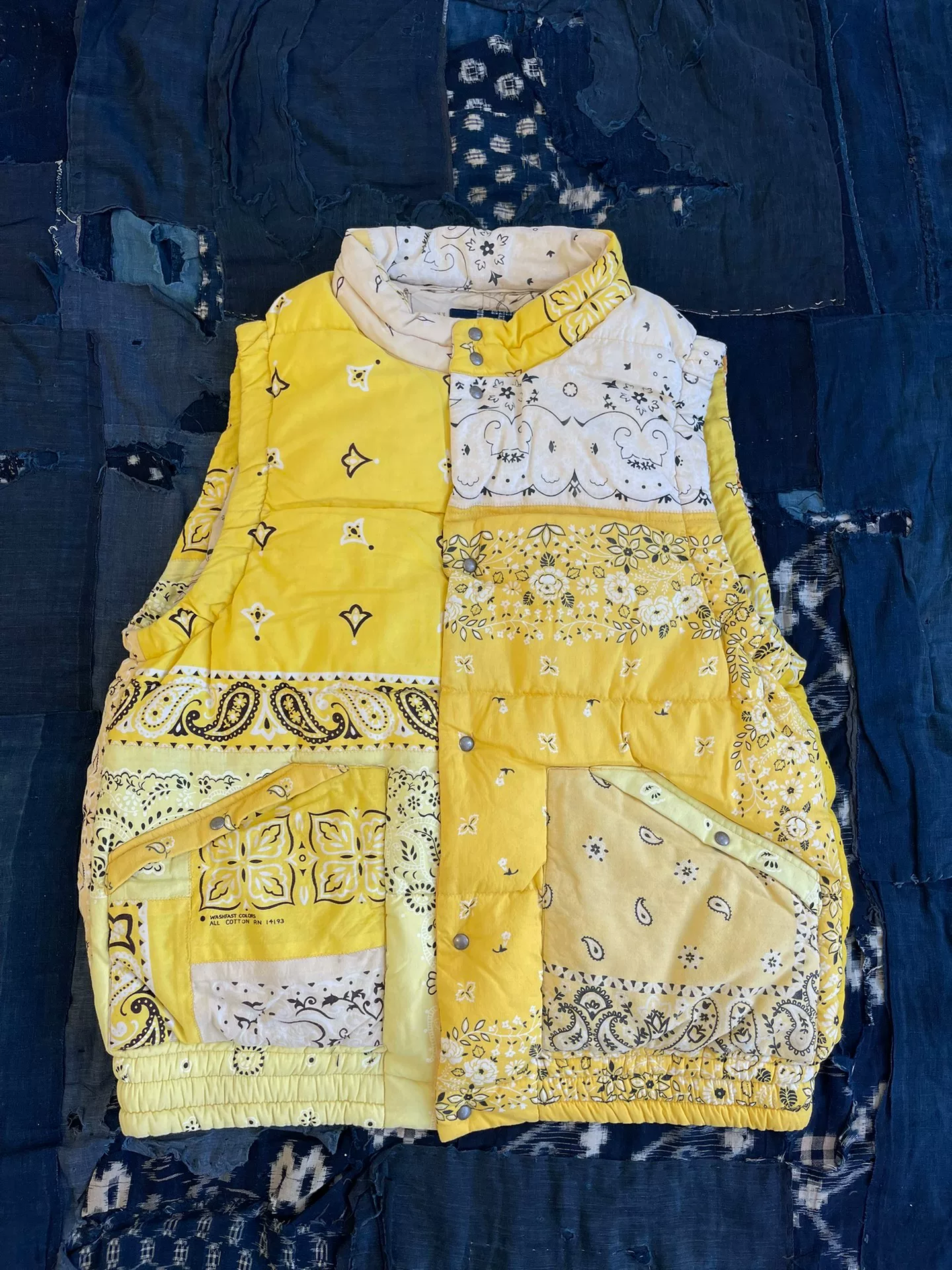 VISVIM 22AW Insulator Down Vest Paisley