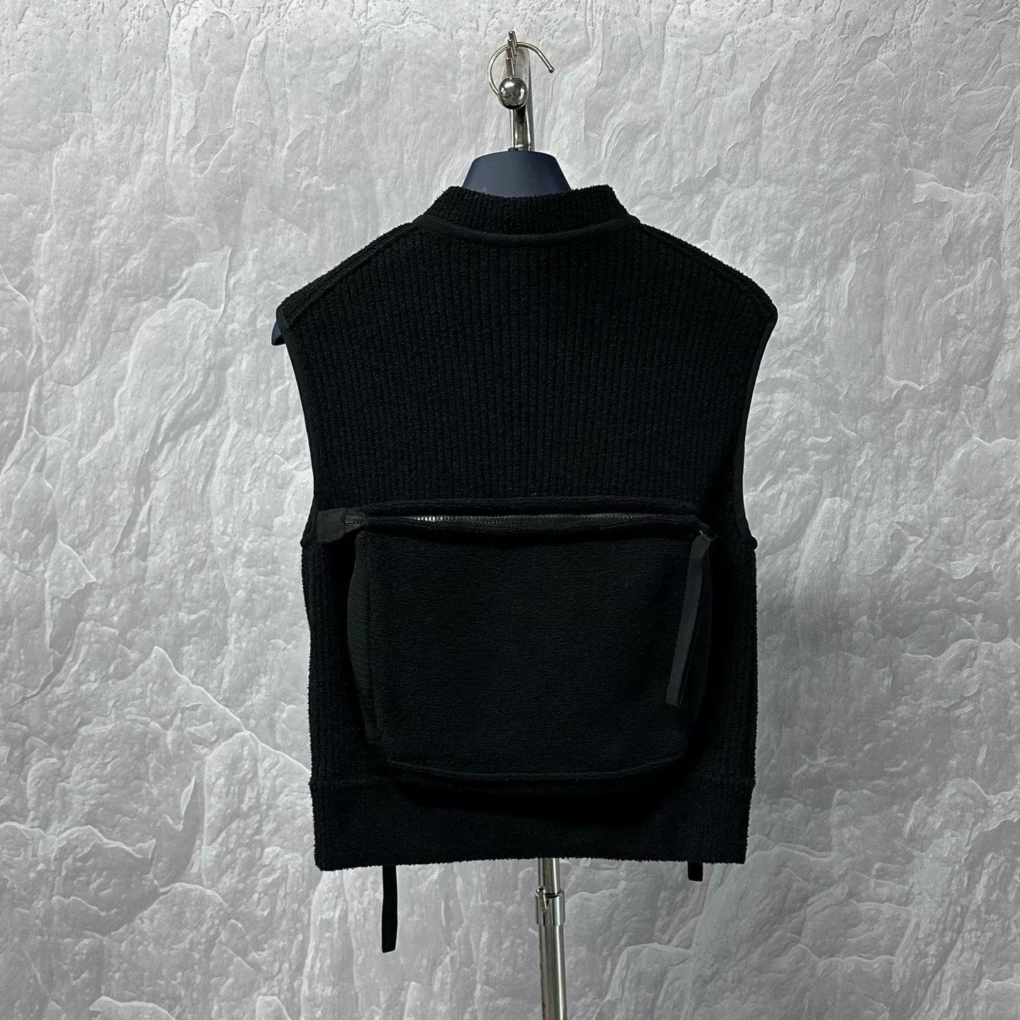 Louis Vuitton Knit Vest with Zipper Pockets — back
