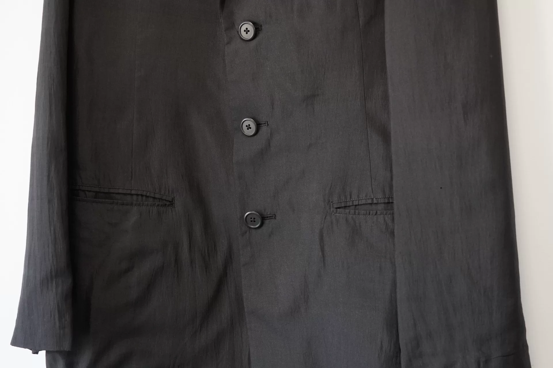 Yohji Yamamoto 90SS Silk Jacket — back