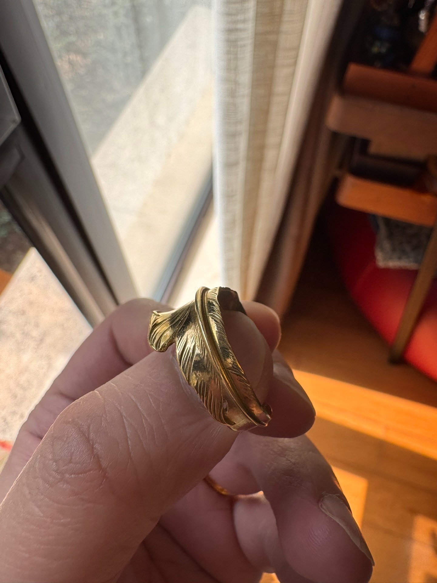 Larry Smith Senkin Wind-Cut Ring — front