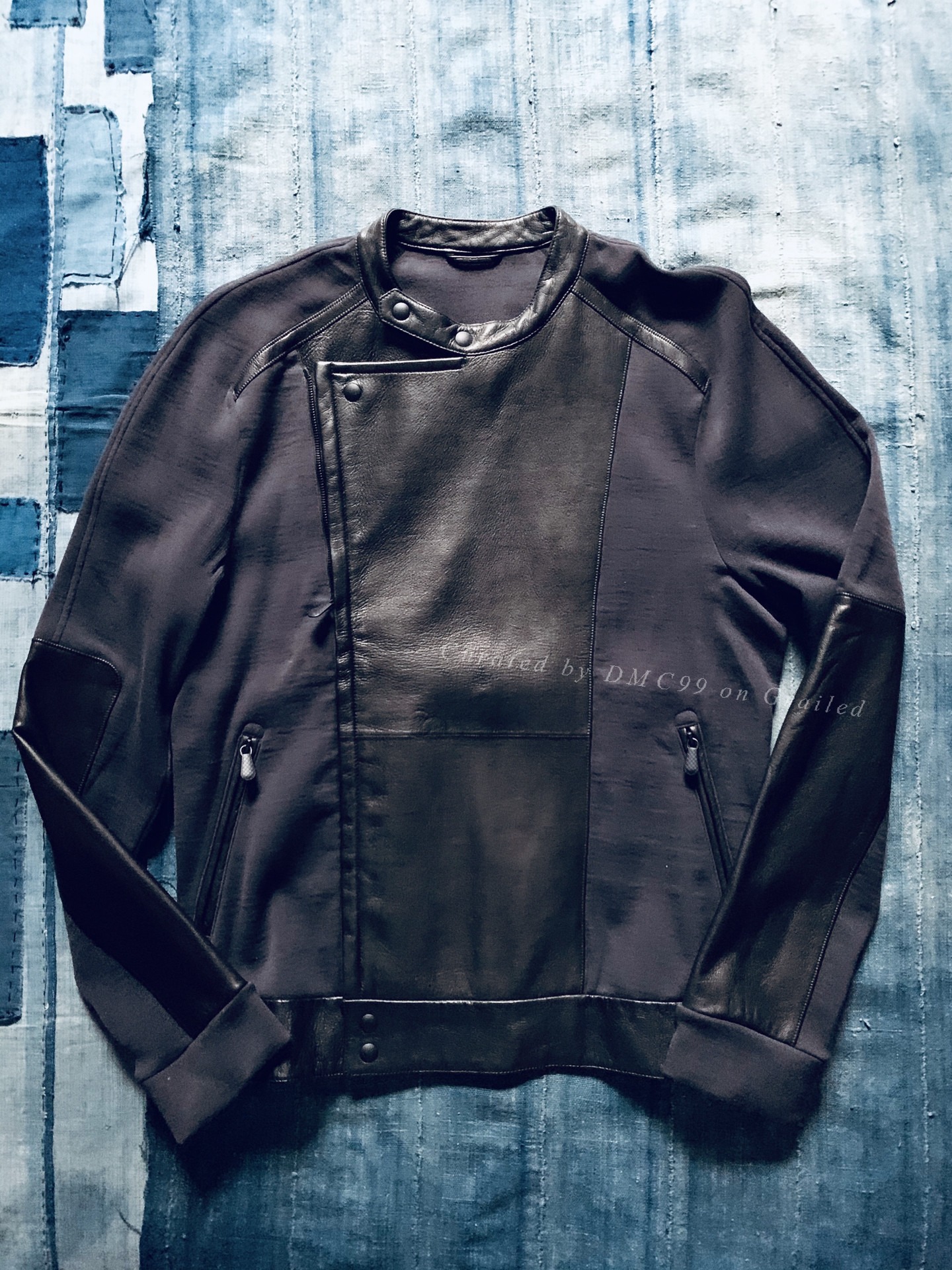 Bottega Veneta 12FW Mixed Leather Blouson
