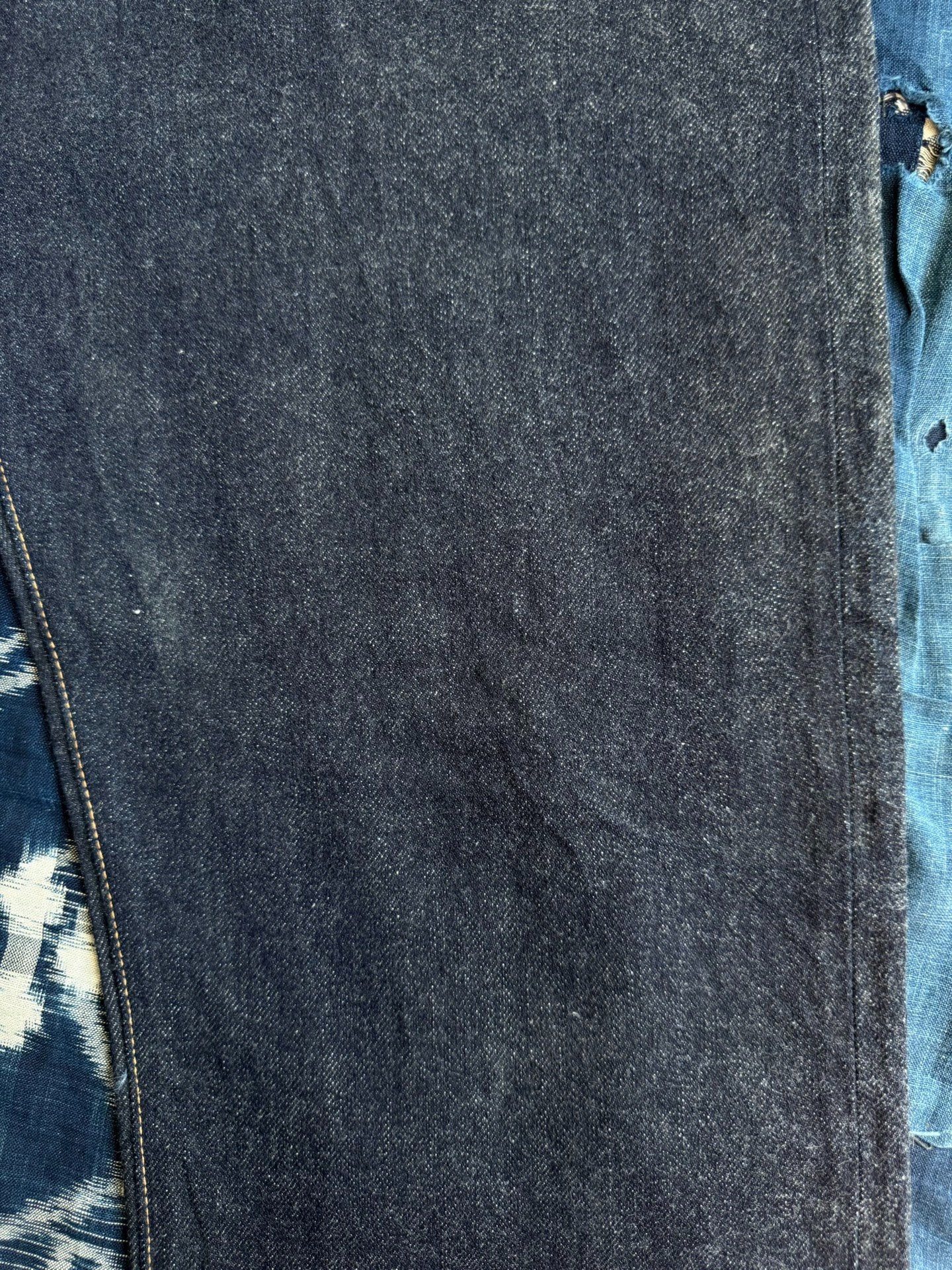 VISVIM 22AW SOCIAL SCULPTURE 01 SLIM RAW — detail