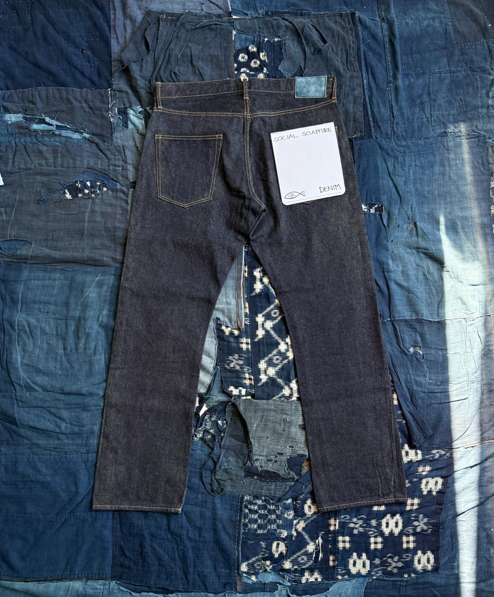 VISVIM 22AW SOCIAL SCULPTURE 01 SLIM RAW — front