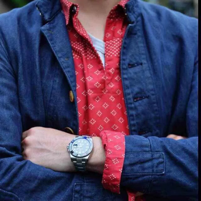 visvim Red Polka Dot Shirt — detail