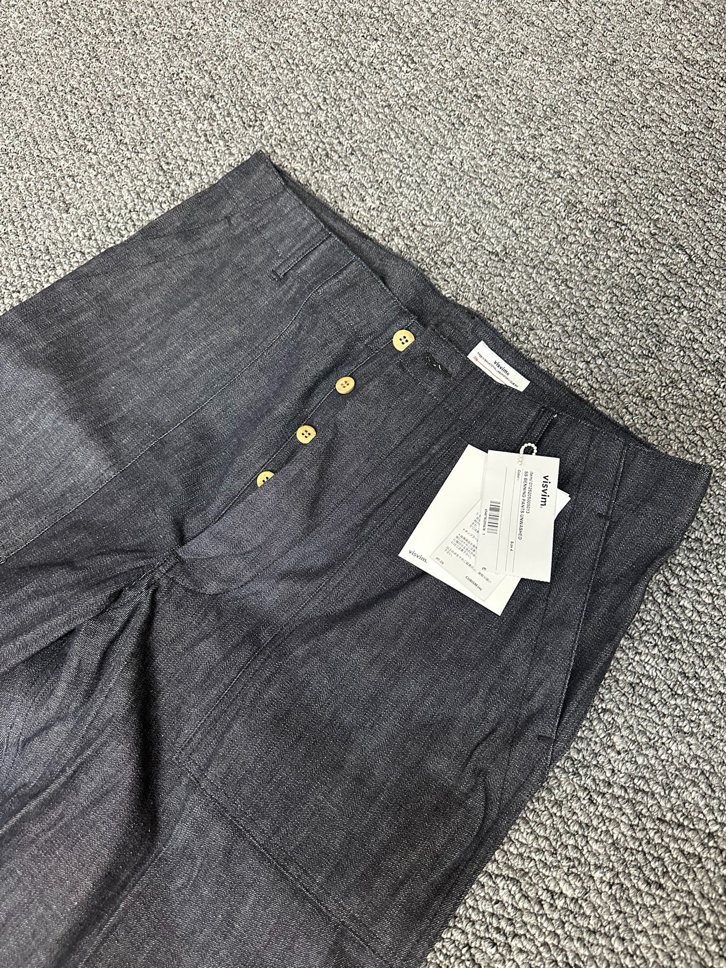 VISVIM SS BENNING PANTS UNWASHED 25AW — front