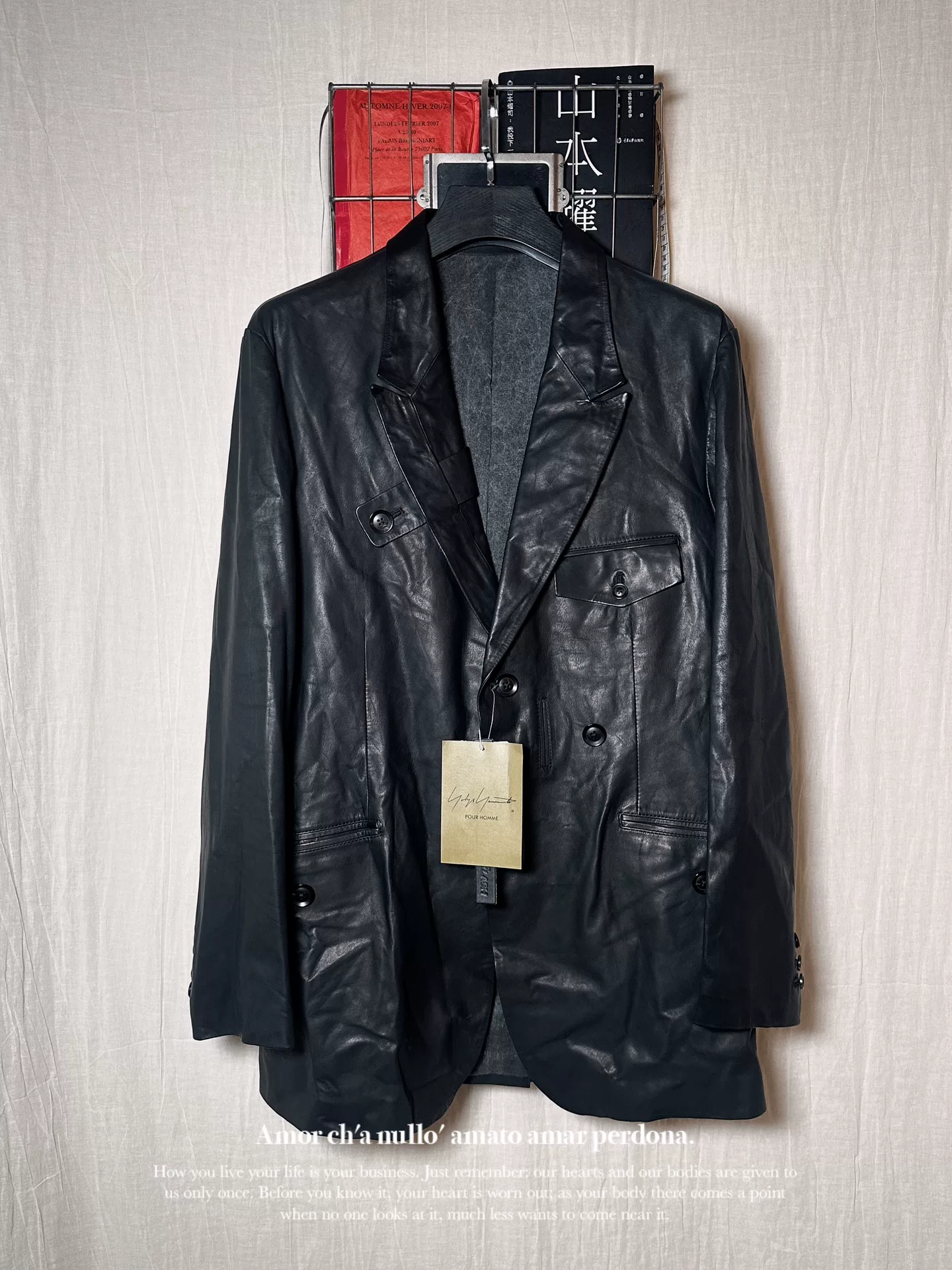Yohji Yamamoto x ISAMU KATAYAMA BackLash Jacket — back