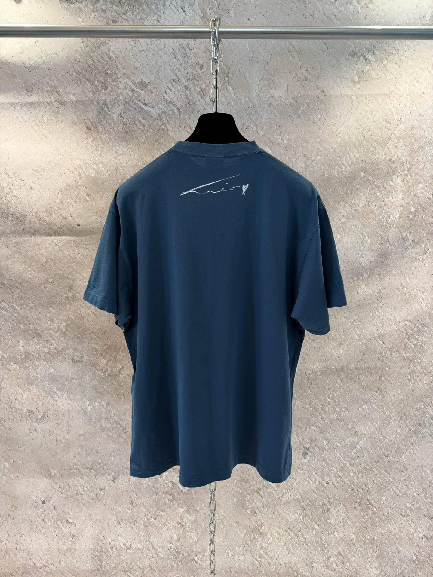 Balenciaga PP Portrait Short-sleeve T-shirt — detail