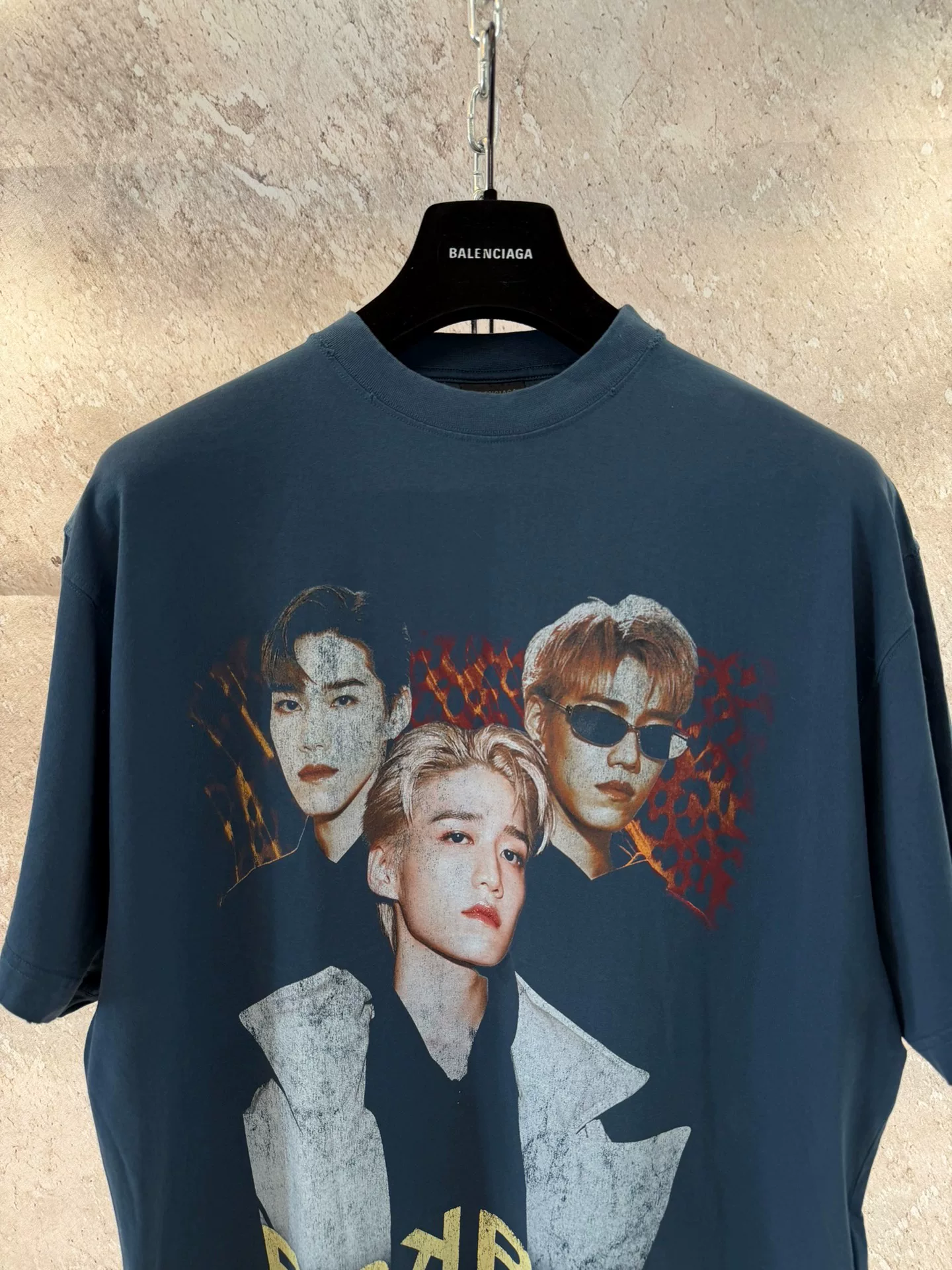 Balenciaga PP Portrait Short-sleeve T-shirt — front