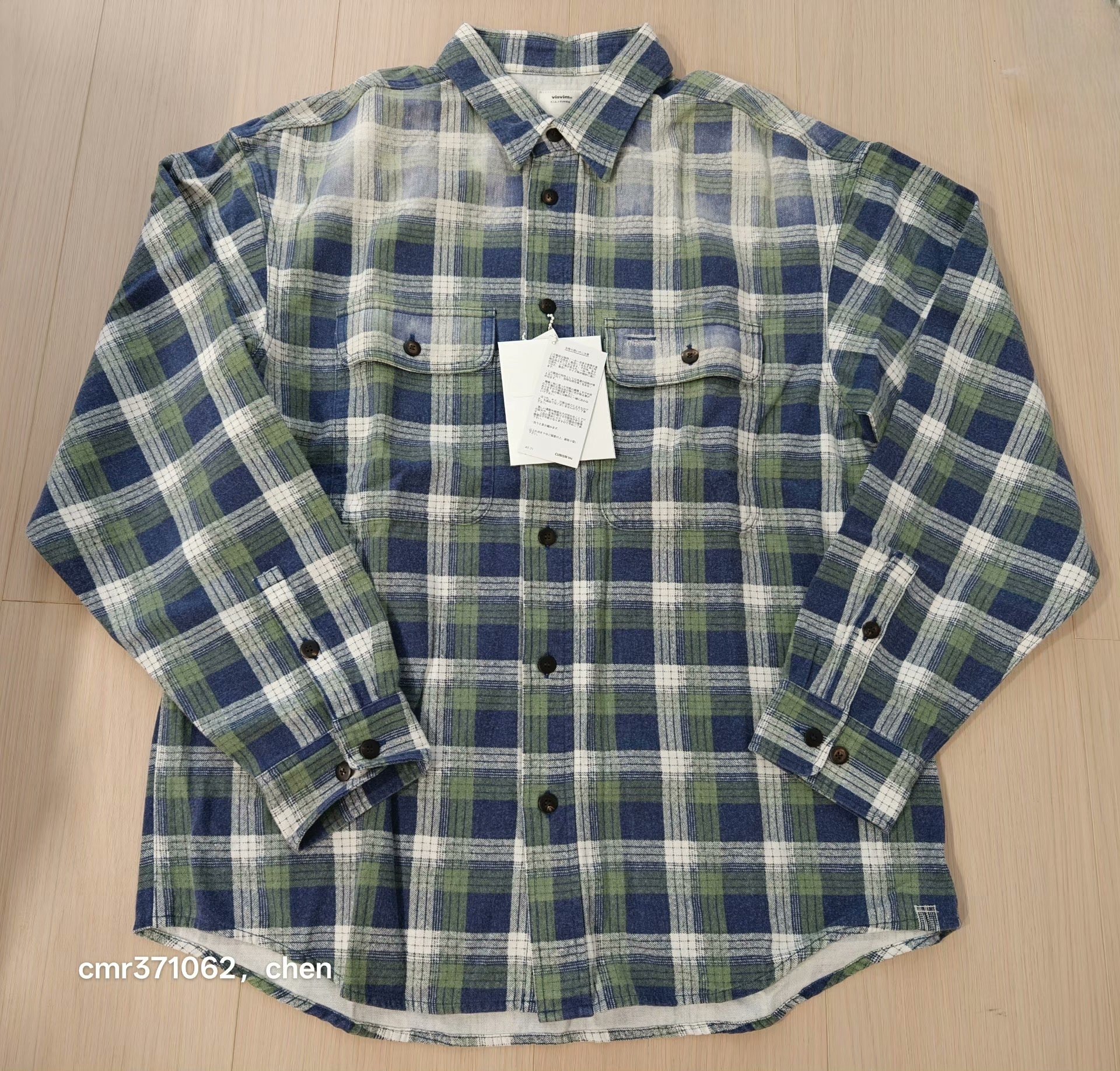 visvim 21AW Lumber Khadi Check DMGD