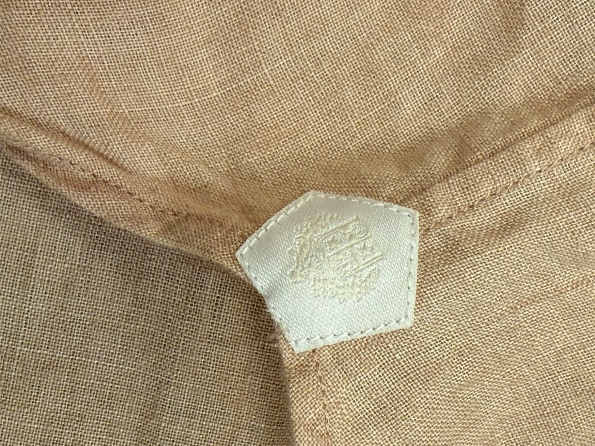 Loro Piana Pink Linen Shirt XL — back