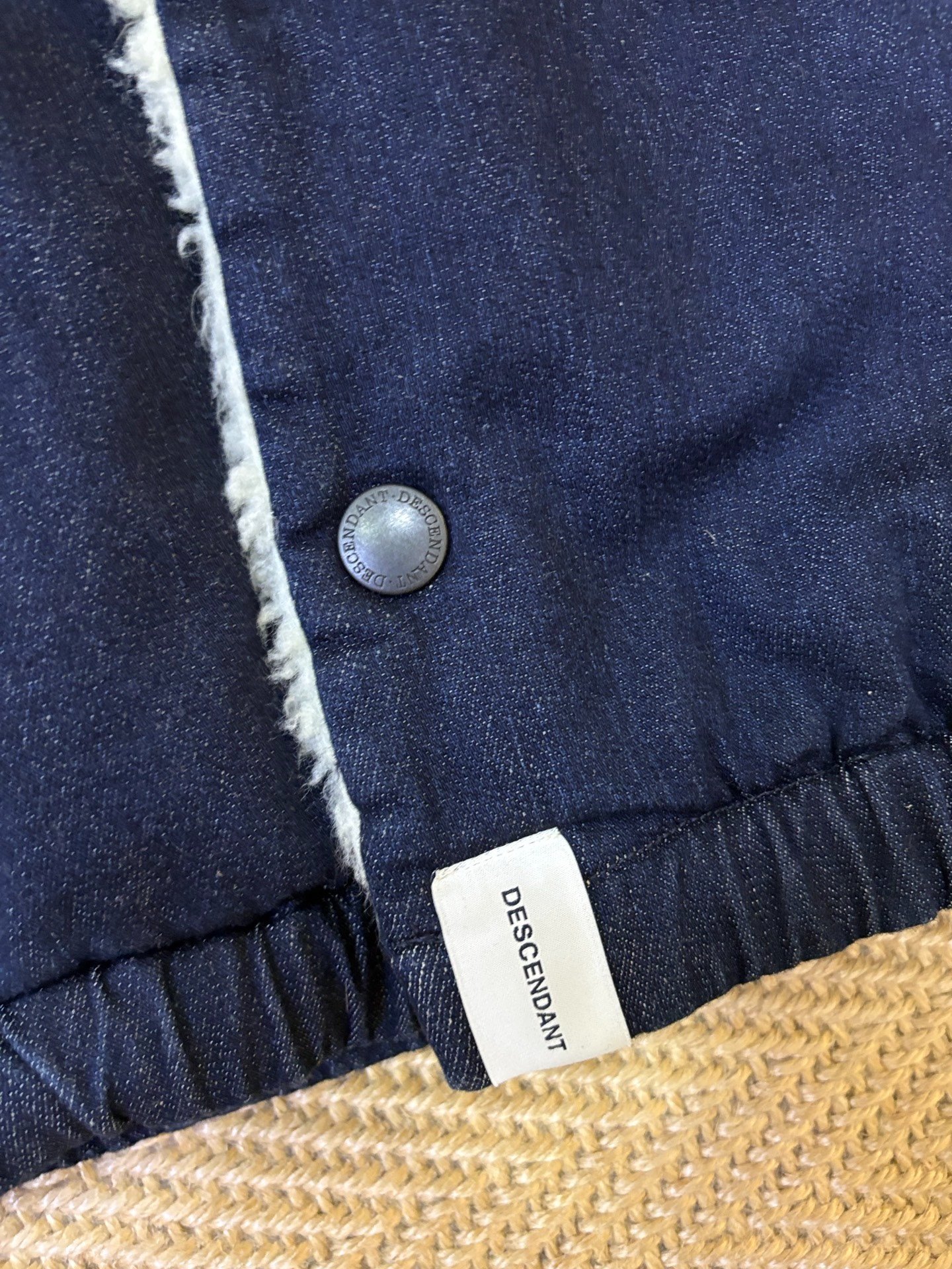 Descendant Collier Denim Jacket — label