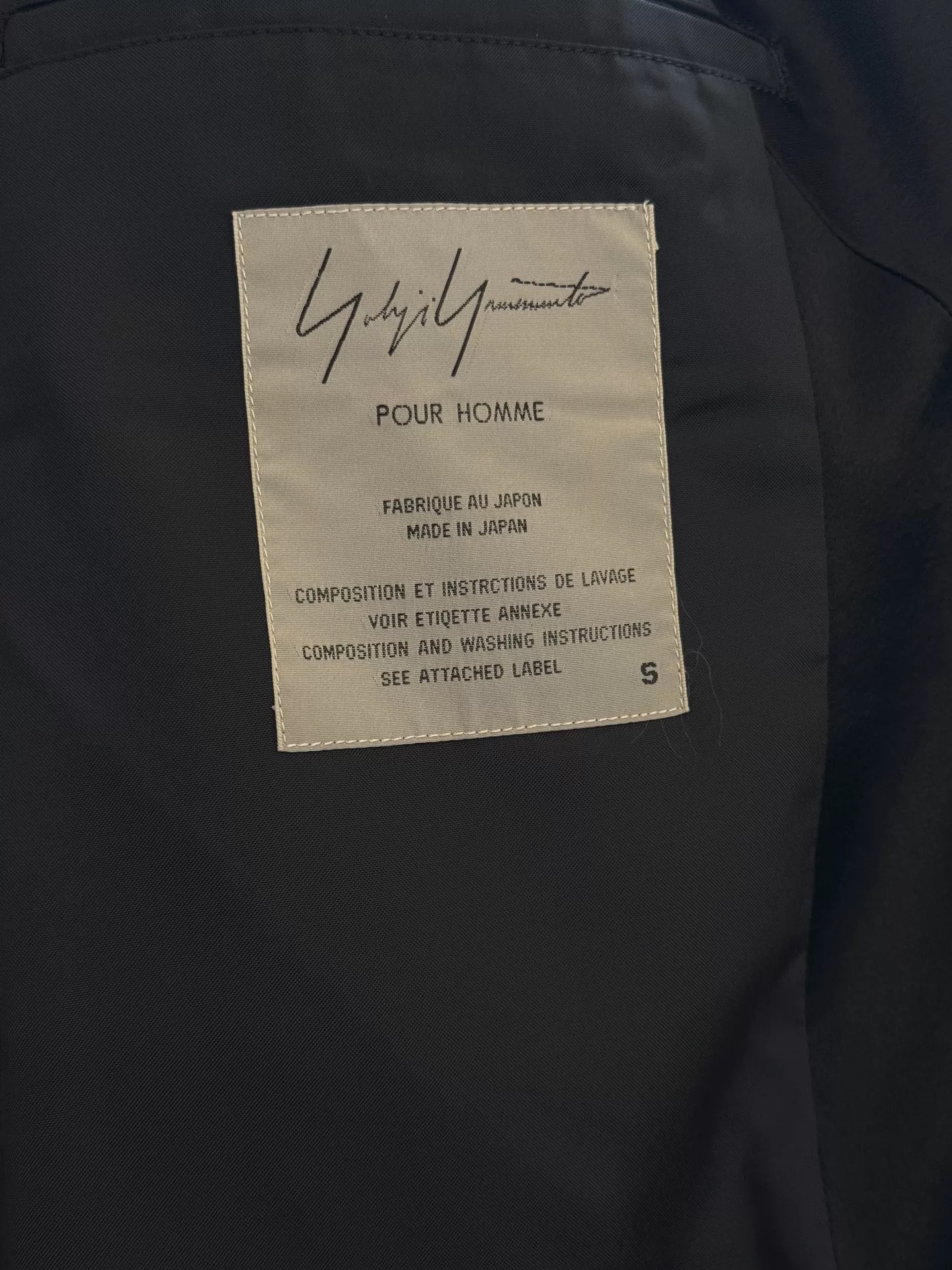 Yohji Yamamoto Pour Homme 99aw Blazer — back