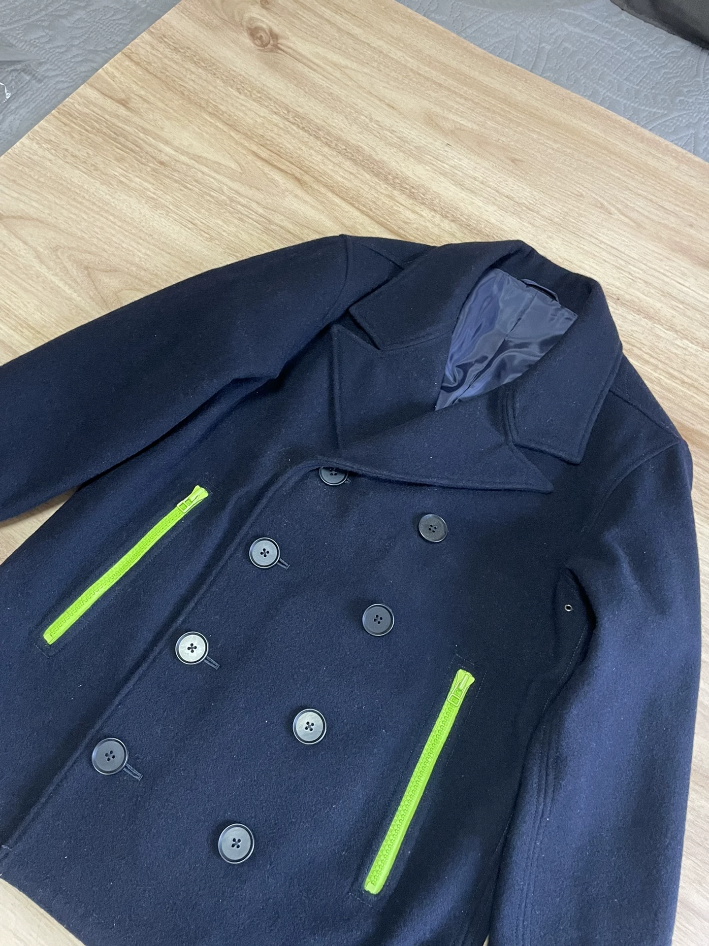 Fragment Design x Sophnet FSF Wool Coat — back
