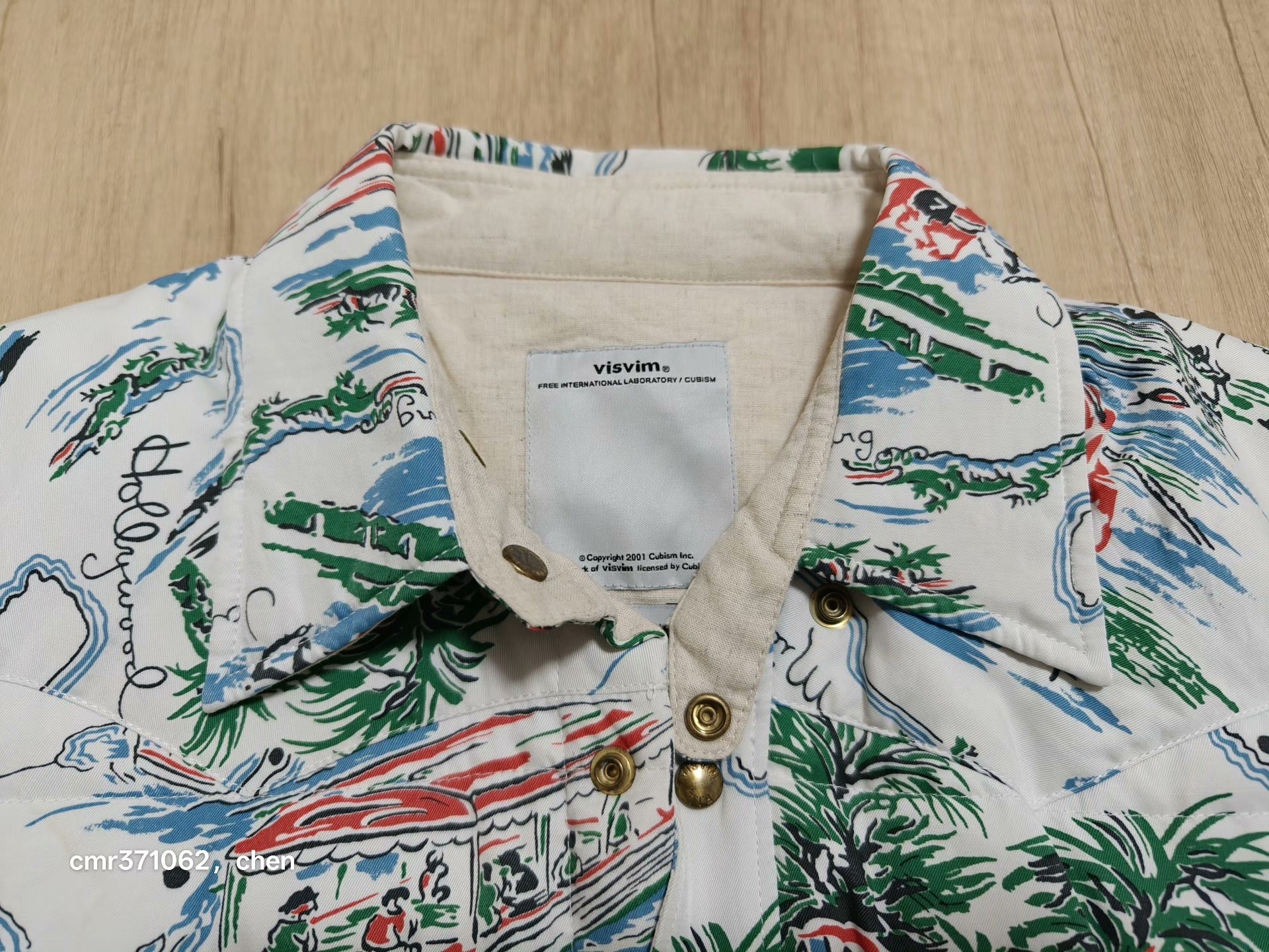 visvim 15ss Kerchief Down Jkt Sunshine — front