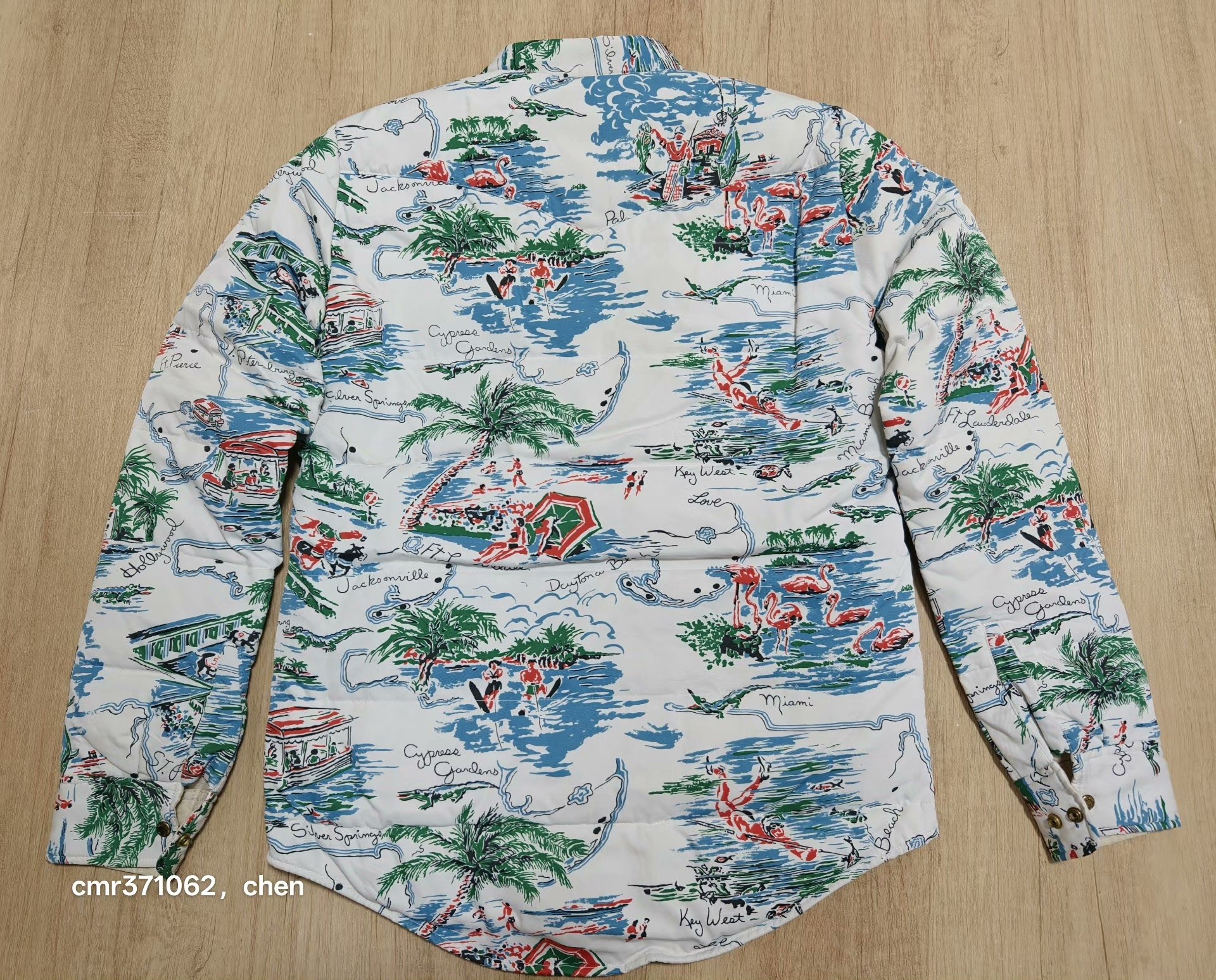 visvim 15ss Kerchief Down Jkt Sunshine — back