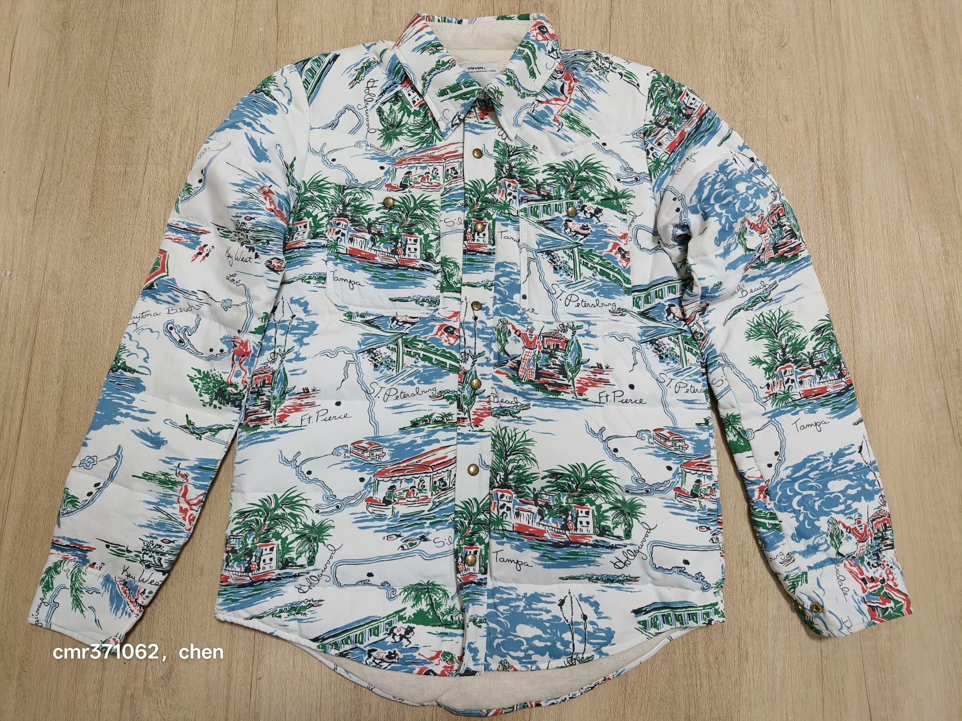 visvim 15ss Kerchief Down Jkt Sunshine