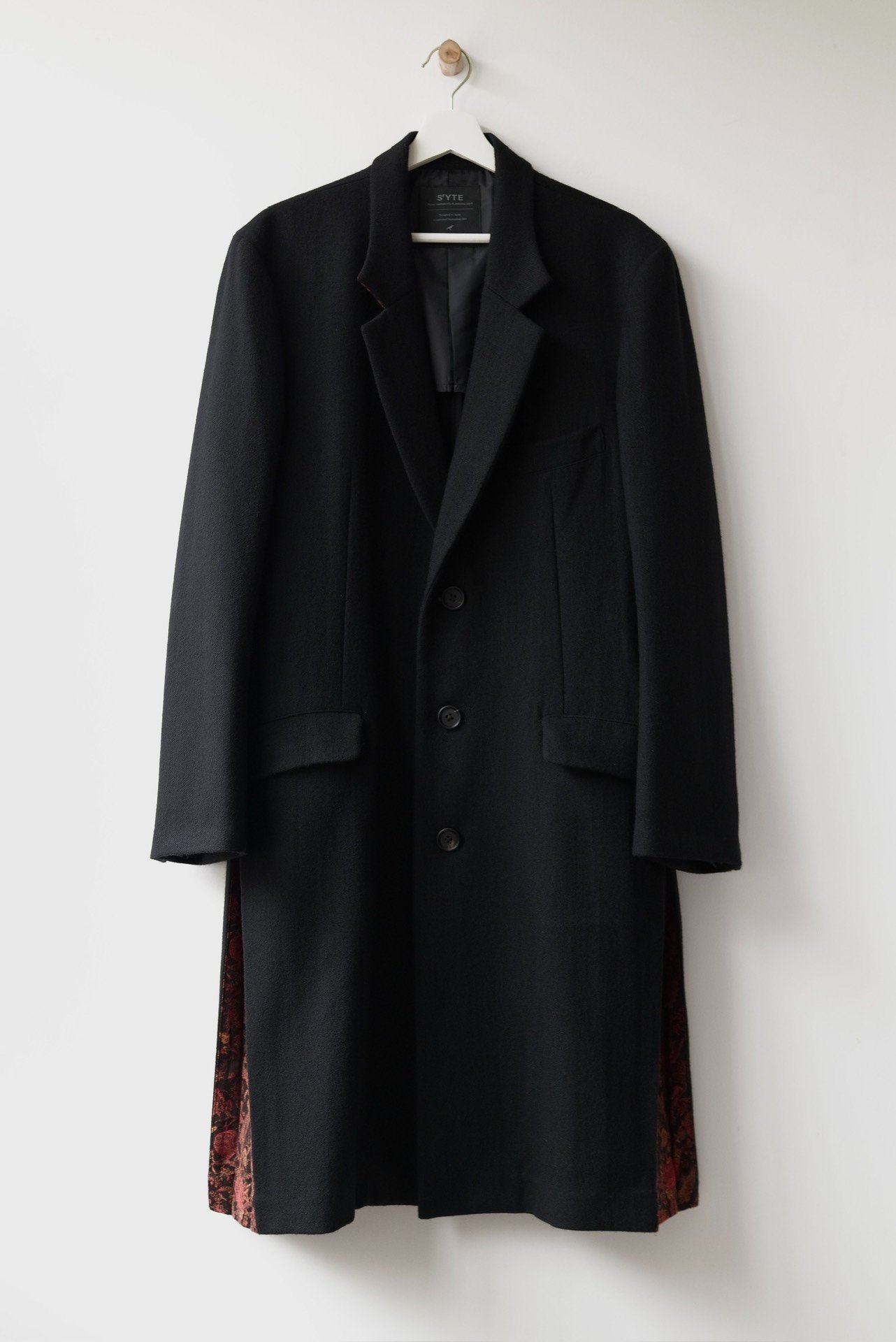 Yohji Yamamoto S'yte 18AW Pleated Coat — front