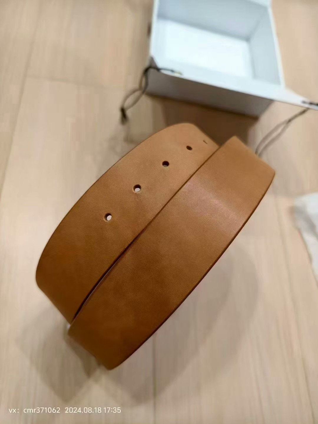 VISVIM 24AW PLAIN BELT 45MM — label