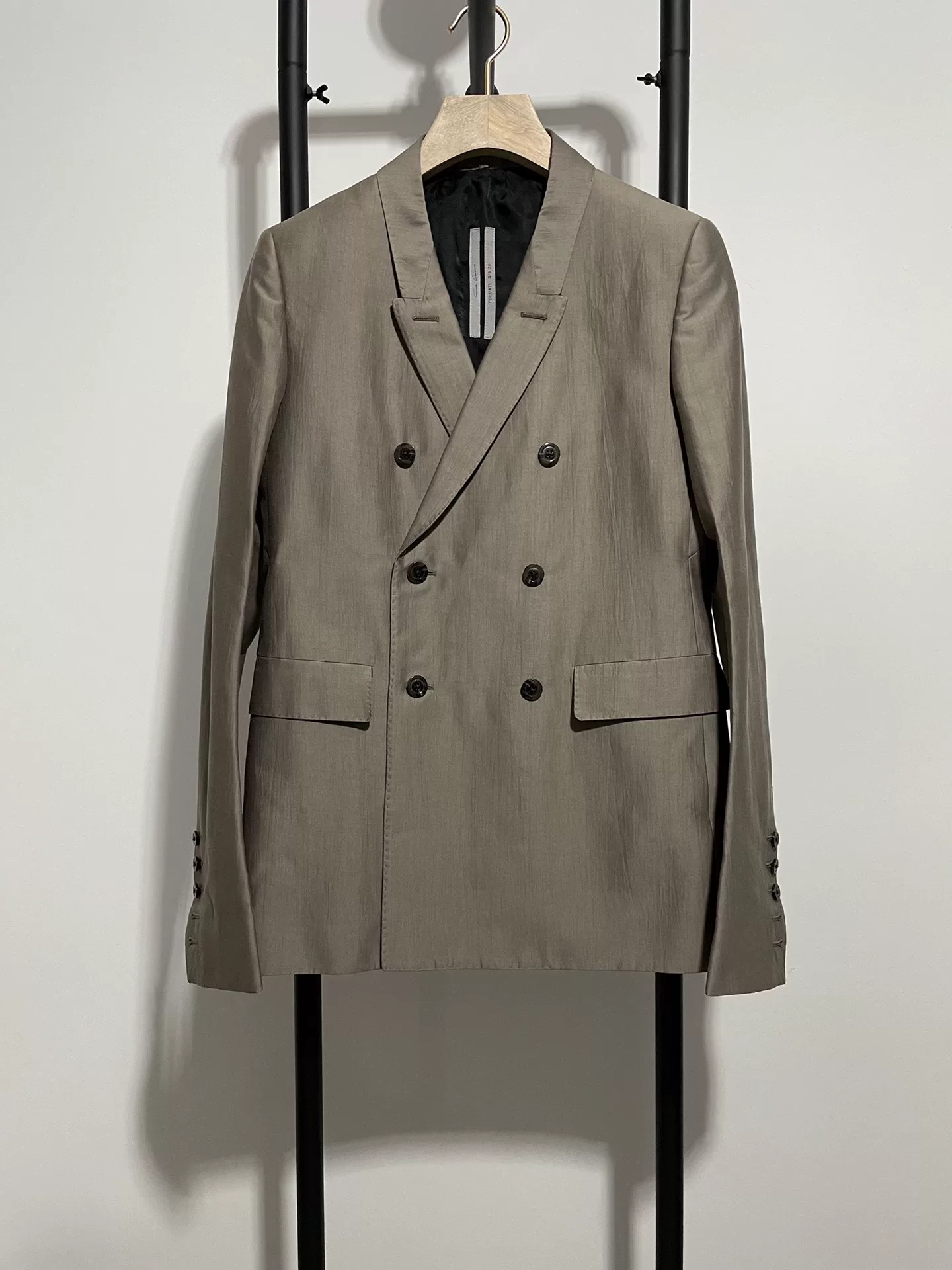 Rick Owens Double-Breasted Suit Jacket