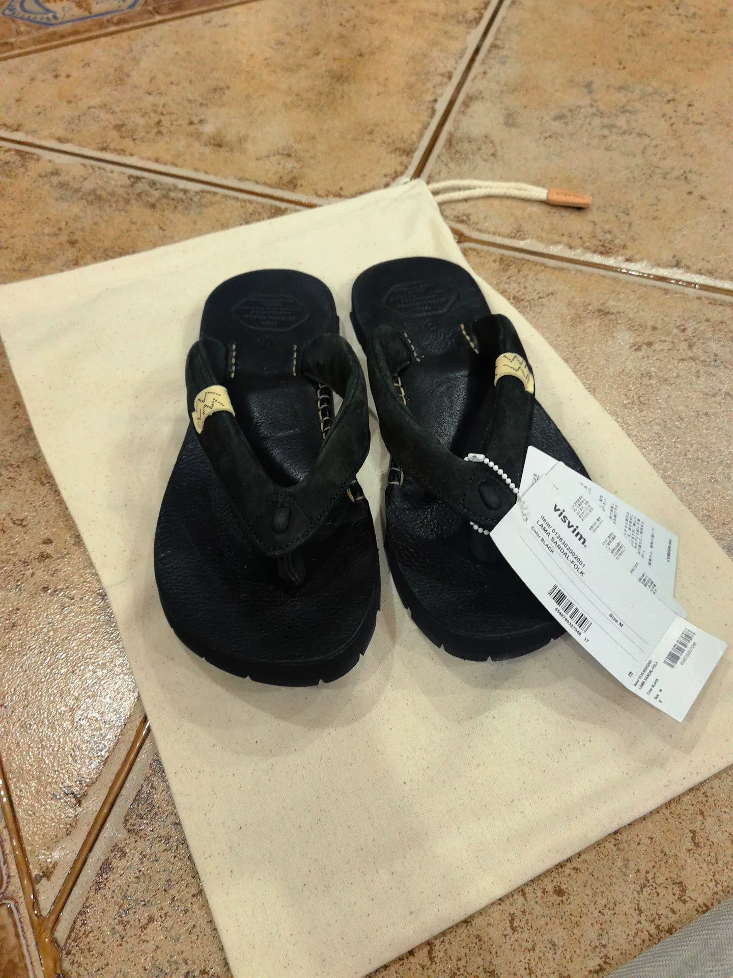 VISVIM 26SS SPOT LAMA SANDAL-FOLK — back