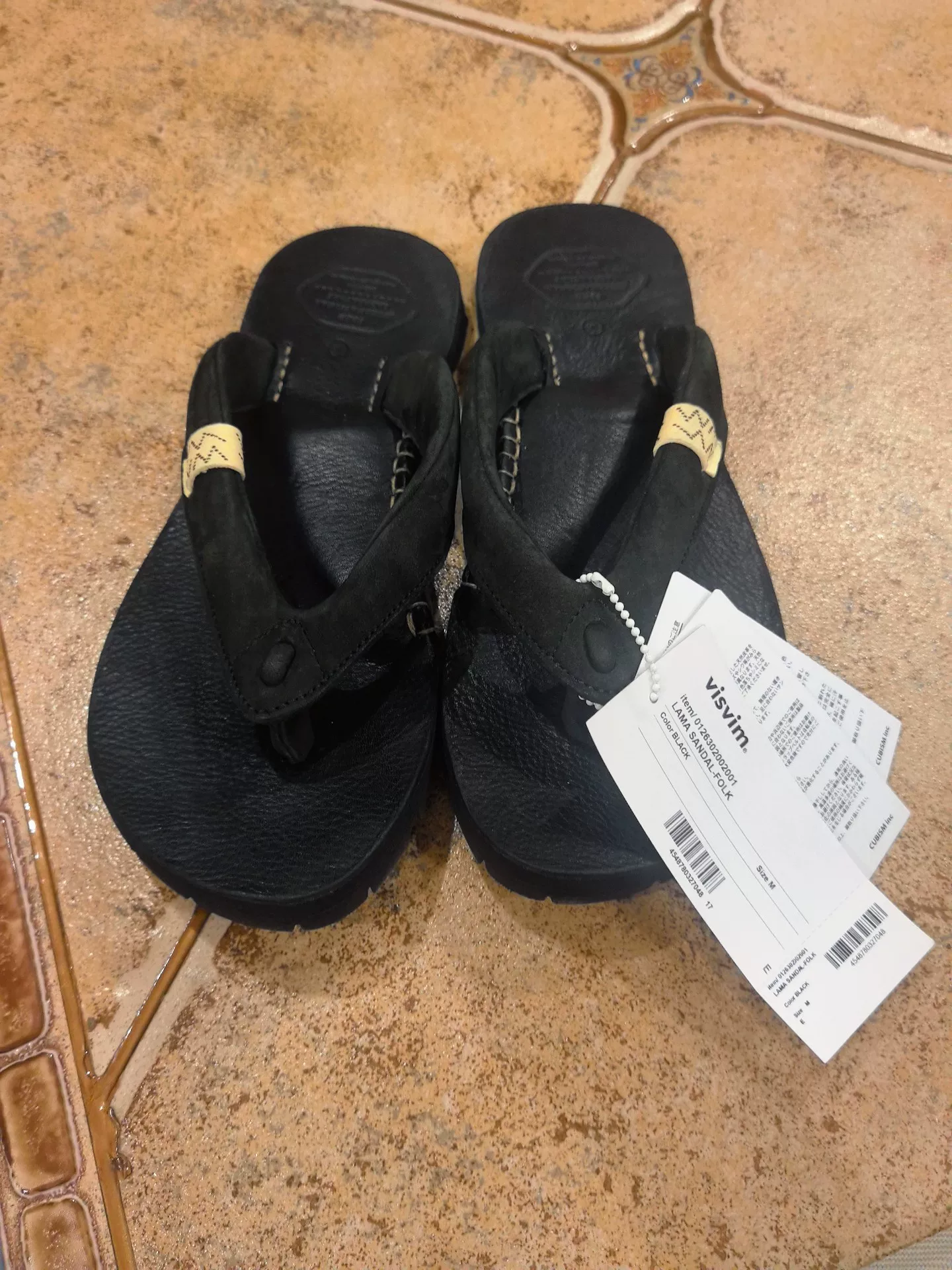 VISVIM 26SS SPOT LAMA SANDAL-FOLK — detail