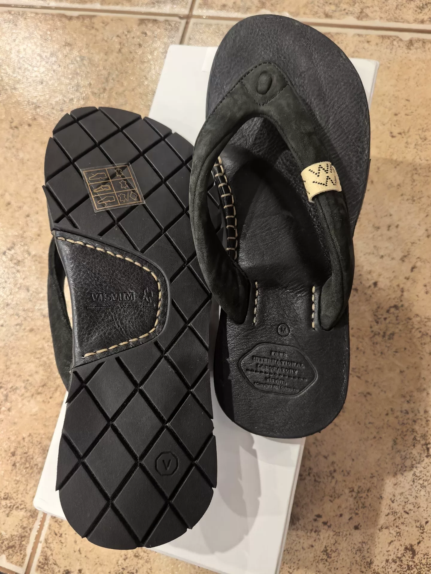 VISVIM 26SS SPOT LAMA SANDAL-FOLK — front