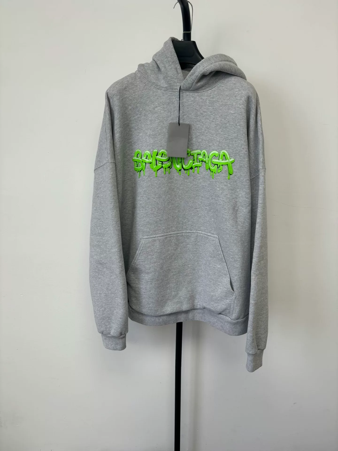 Balenciaga SS22 Gray Slime Hoodie