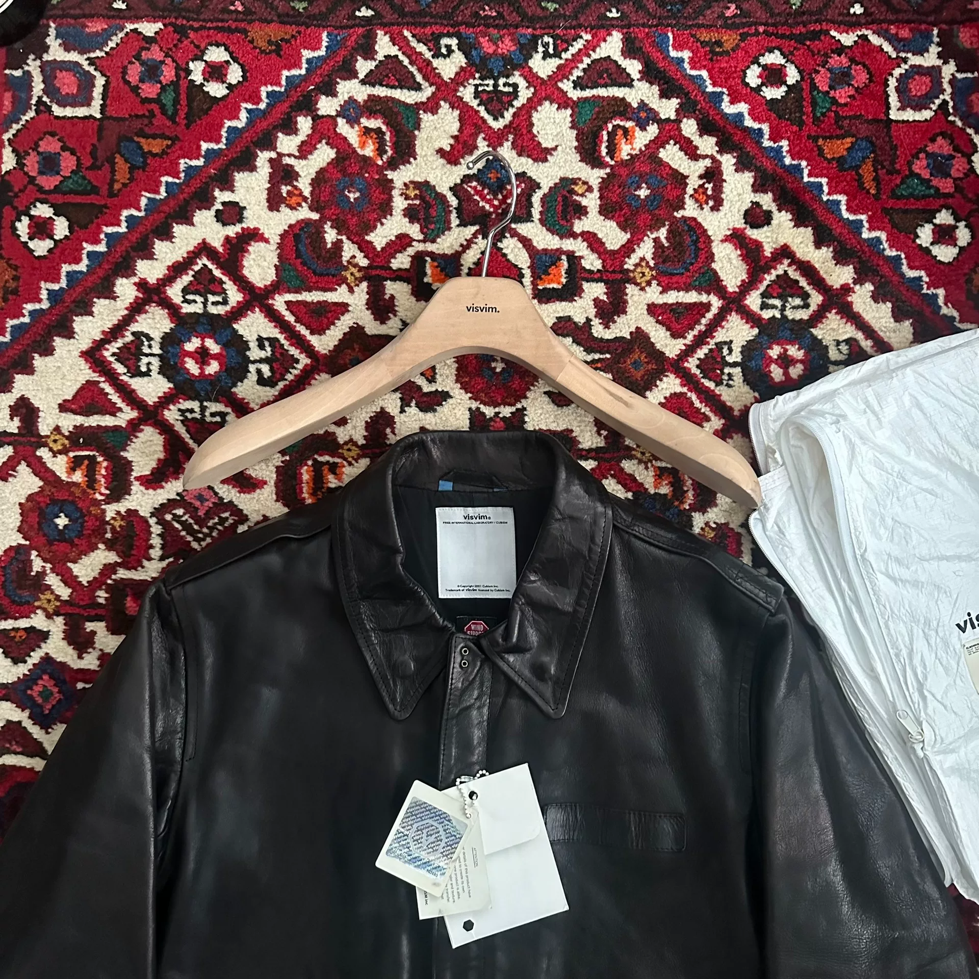 VISVIM ELMENDORF Horse Leather Jacket M — back