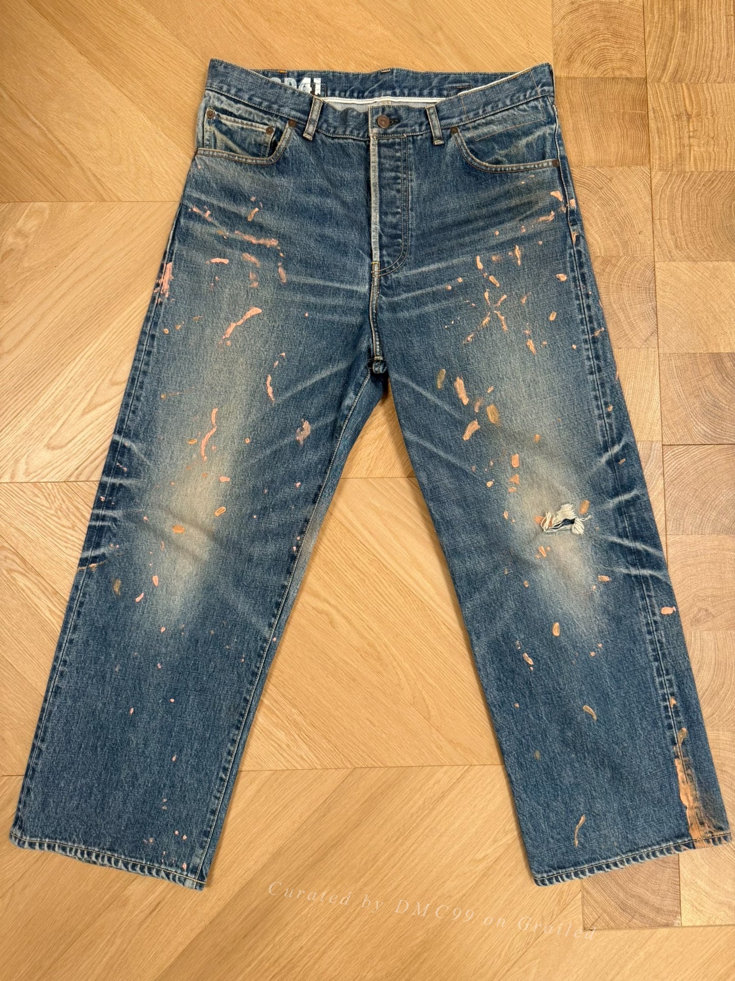 visvim Social Sculpture Wide Damaged Jeans