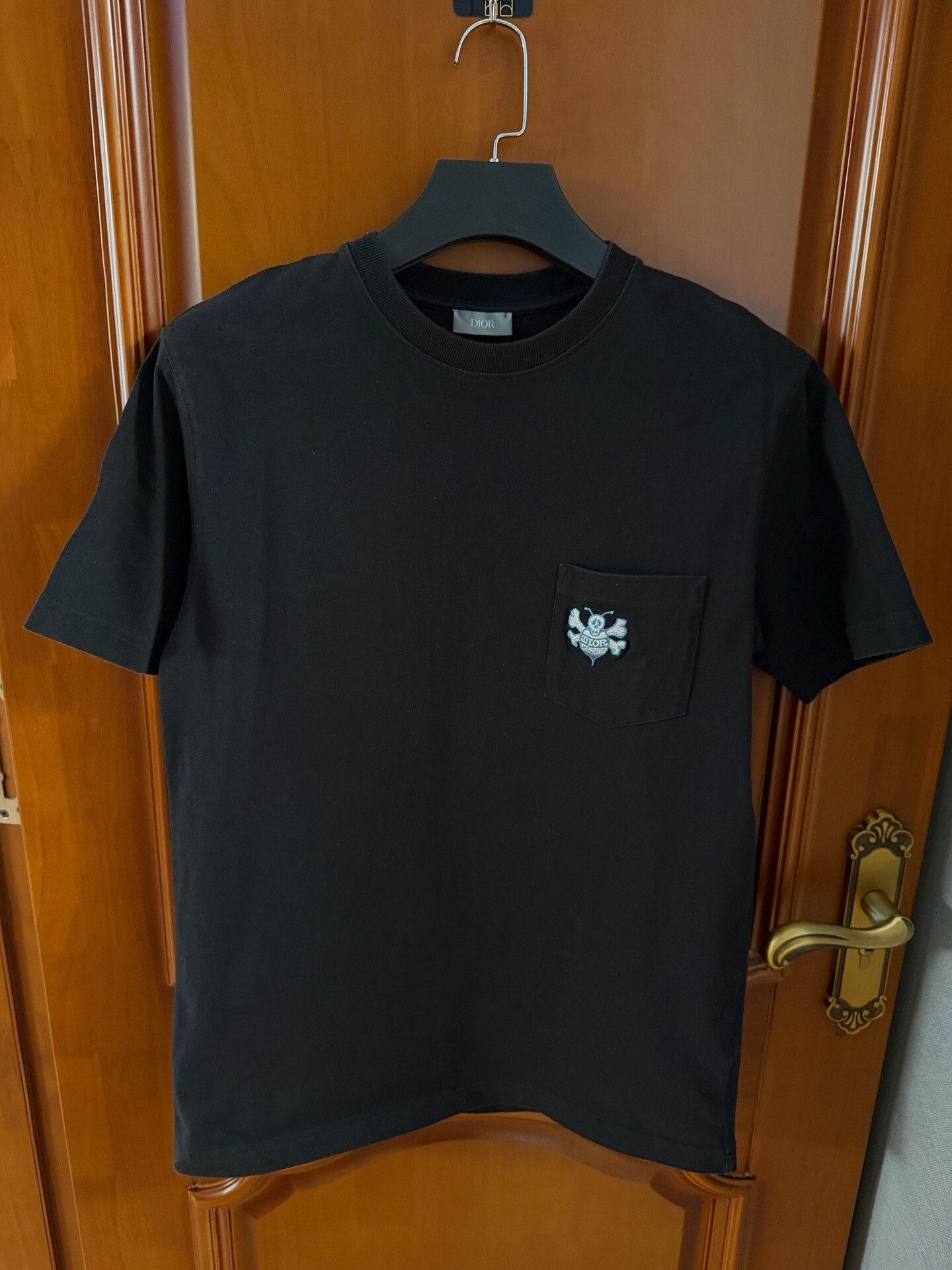Dior x Stussy Bee Black Short-Sleeve T-Shirt