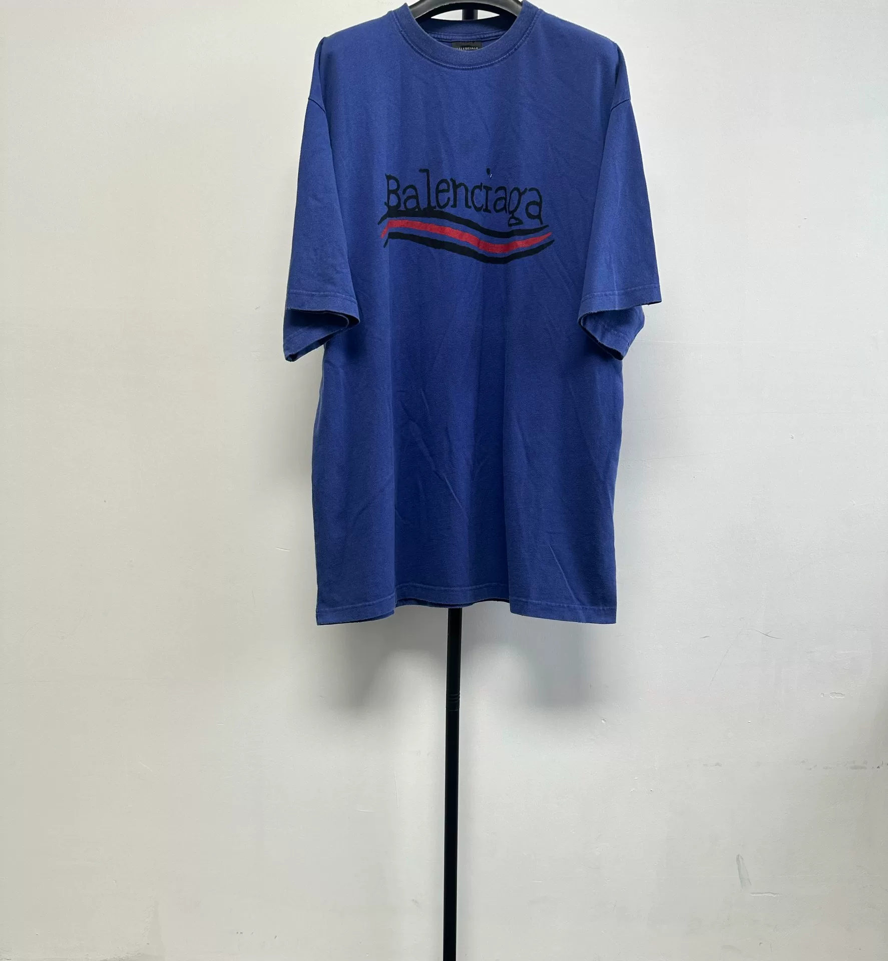 Balenciaga Letter Print Short-Sleeve T-Shirt