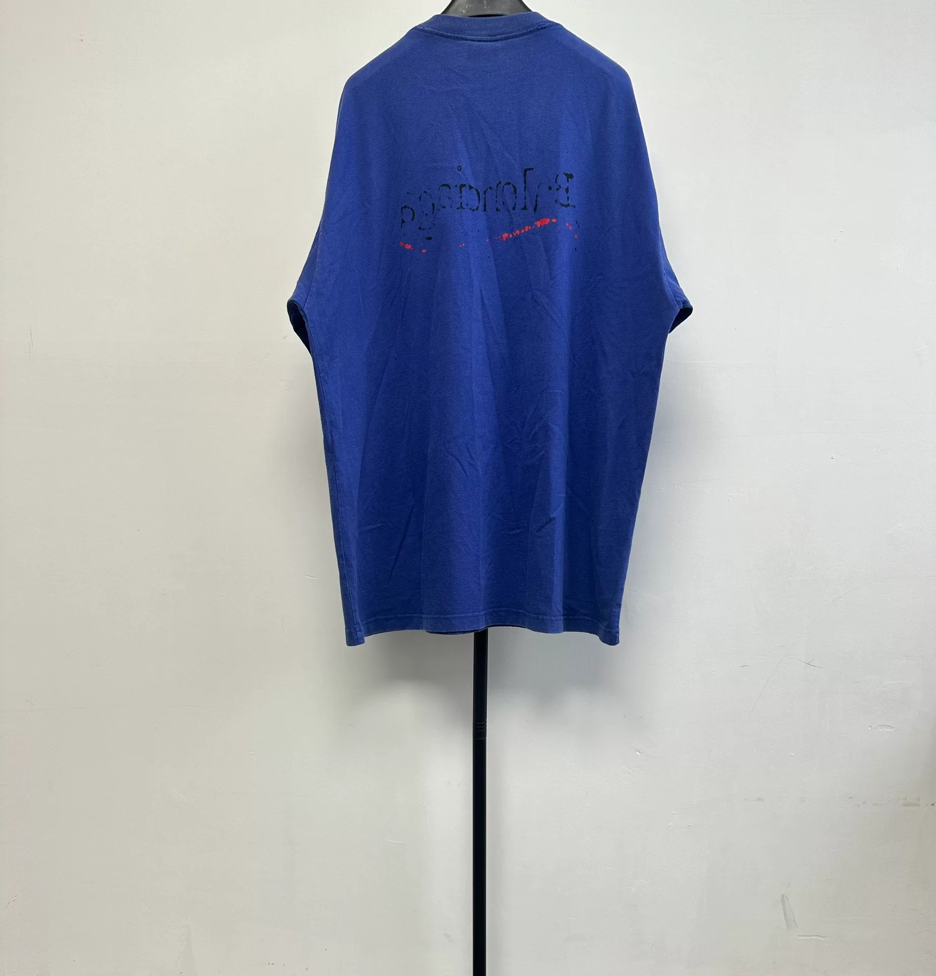 Balenciaga Letter Print Short-Sleeve T-Shirt — front