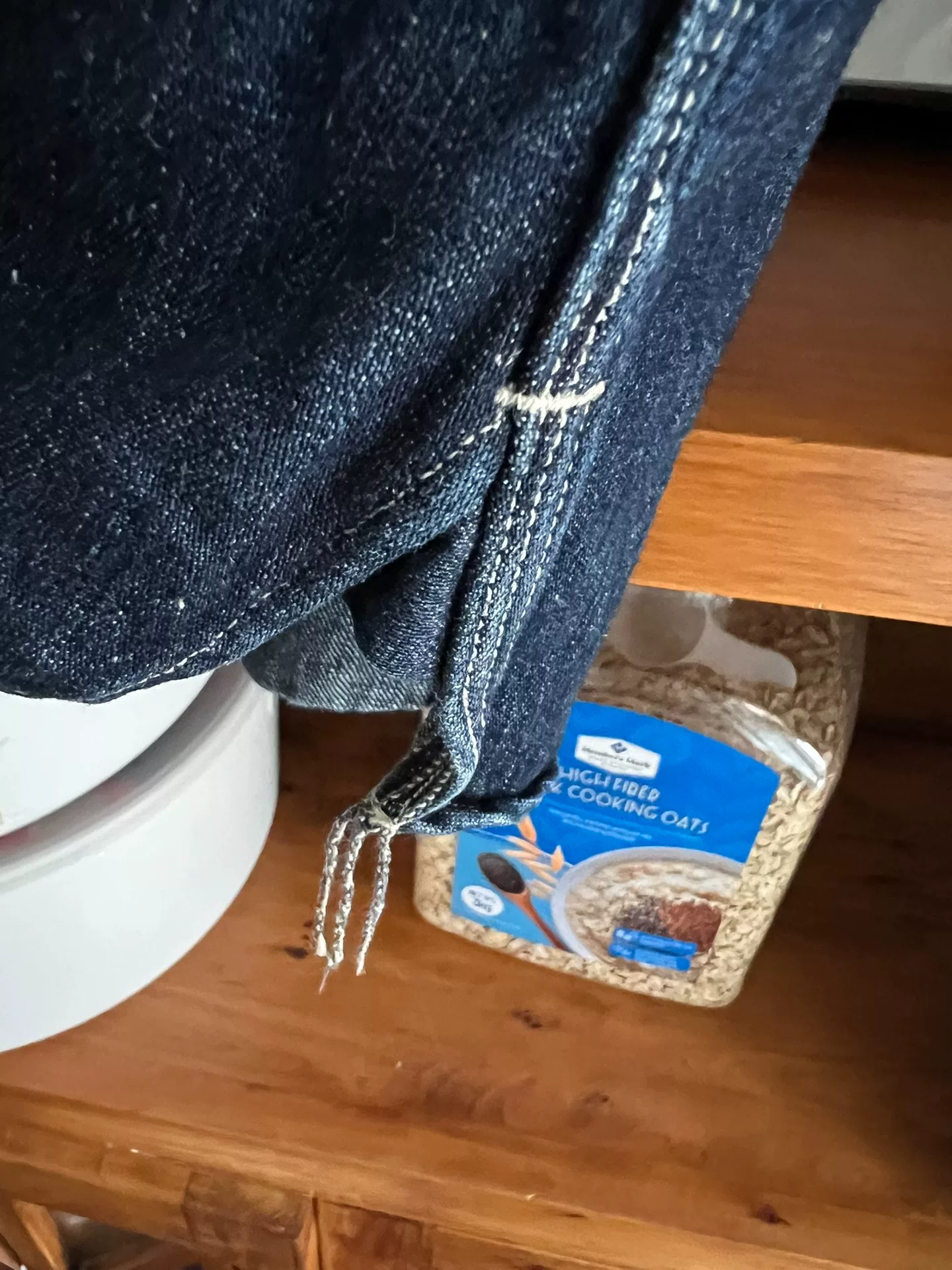 Freewheelers Denim Short Sleeve Work Shirt — back