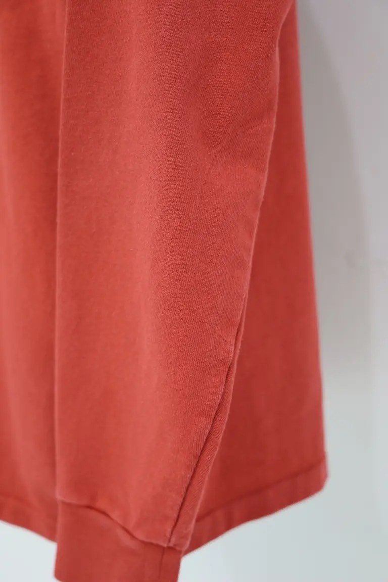 A.PRESSE Vintage Red Long-Sleeve T-shirt — front