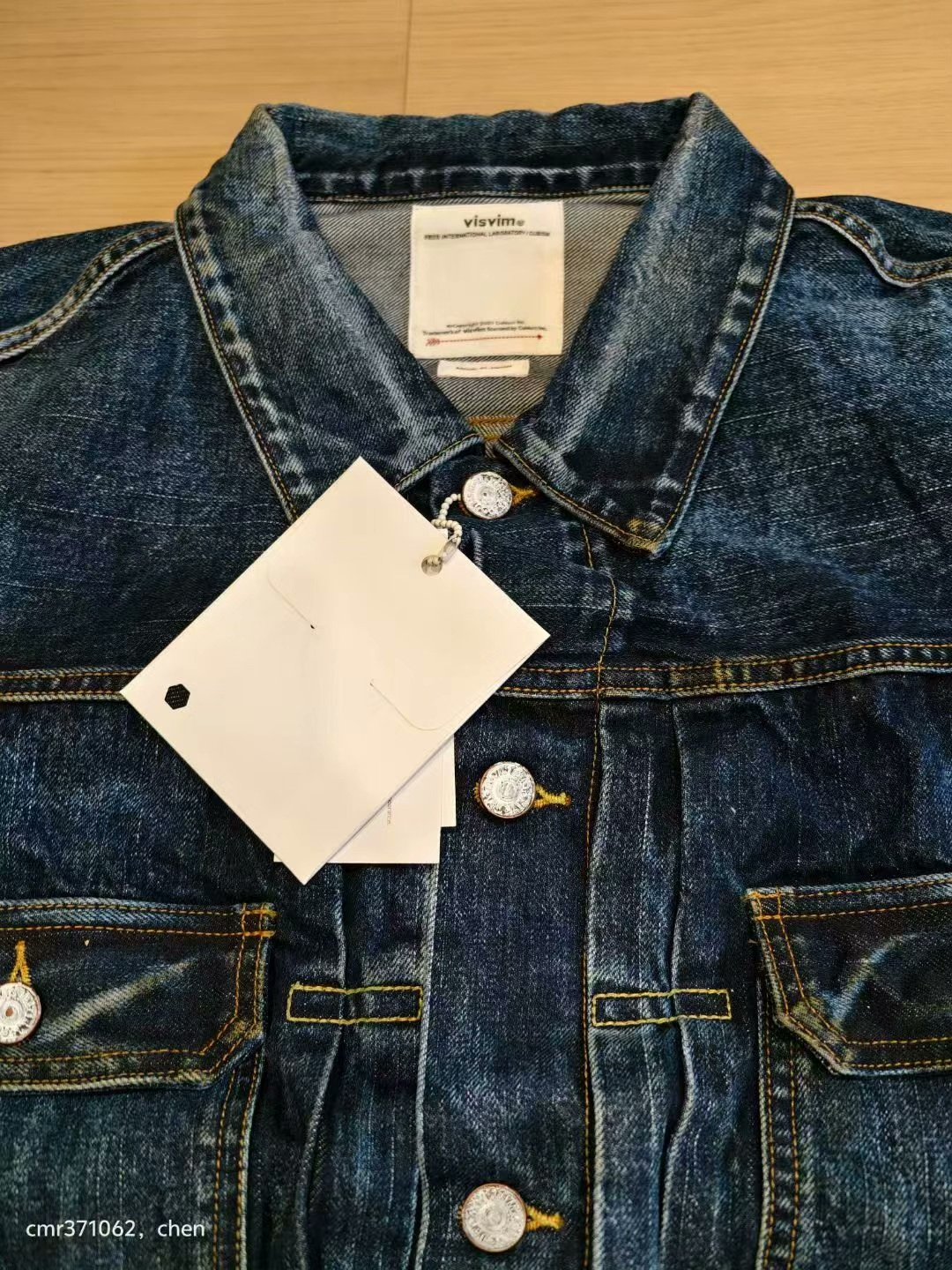 VISVIM 21SS 101XX Dry Denim Jacket — back