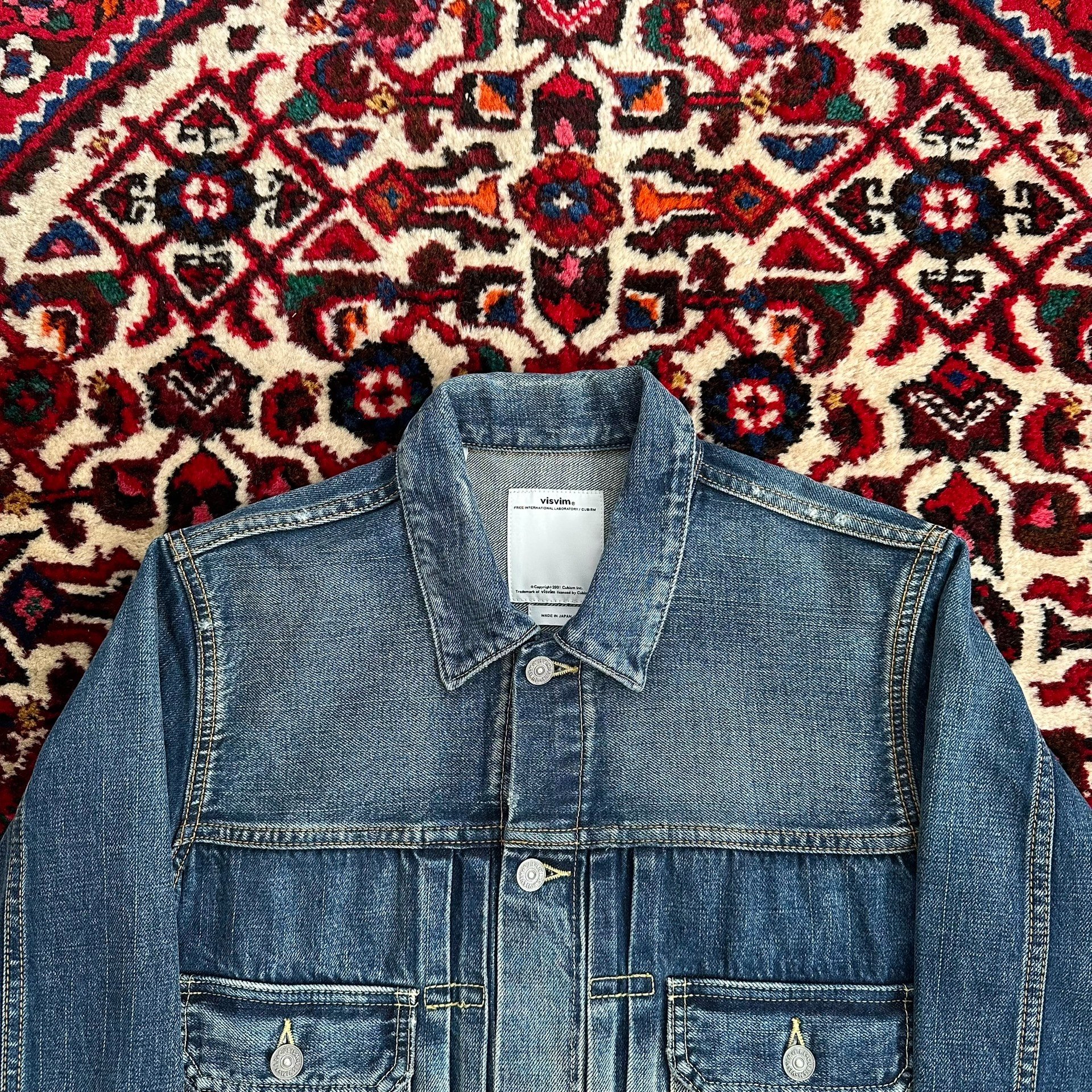 visvim 101 11AW Denim Jacket — label