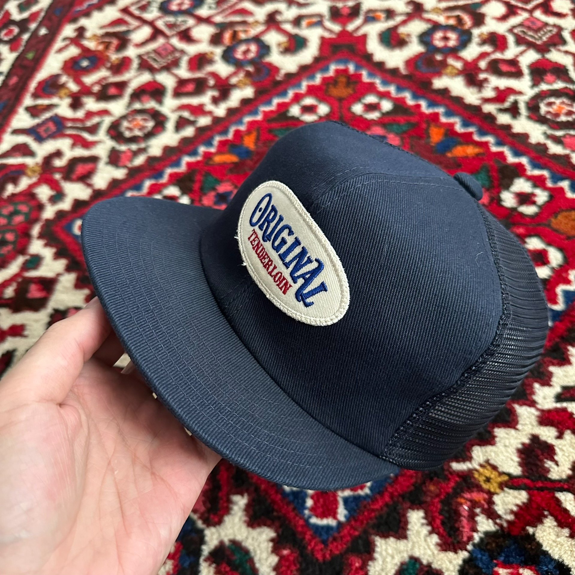 New Era Trucker Mesh Cap — detail