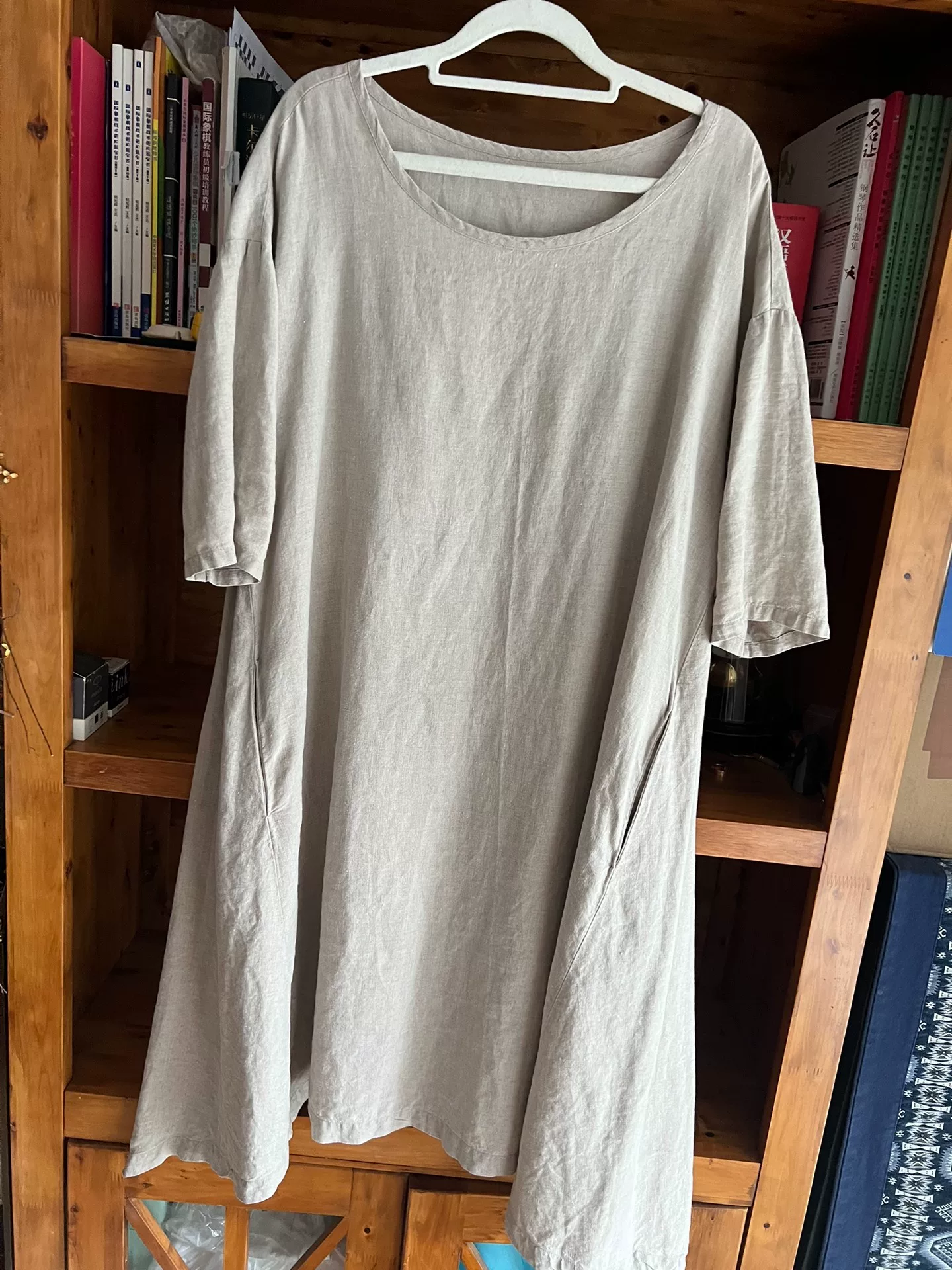 Nest Robe 100% Linen Dress — detail