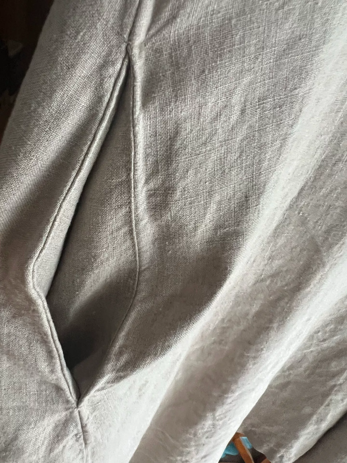 Nest Robe 100% Linen Dress — back