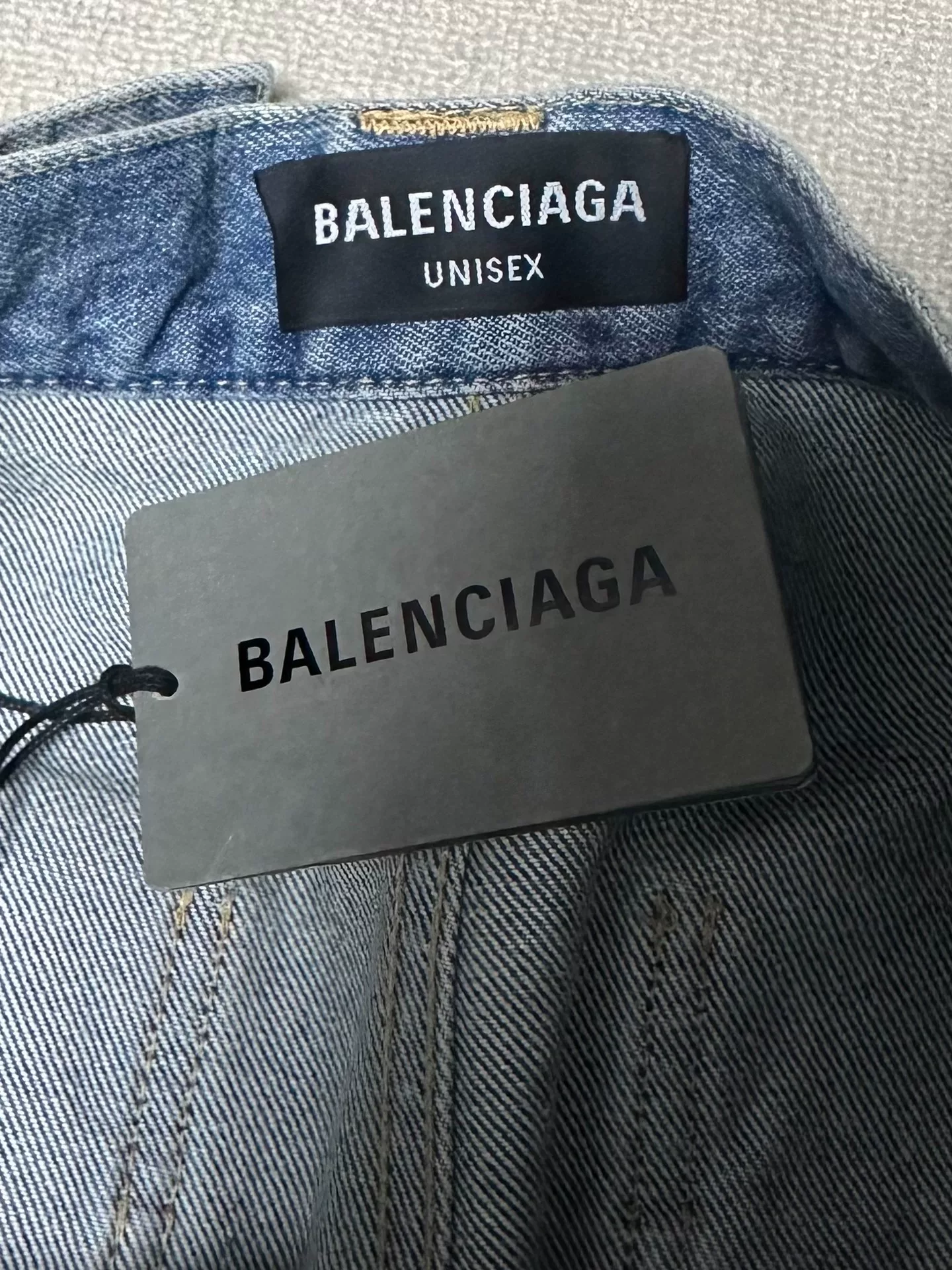 Balenciaga 22FW Raver Denim Jeans — label